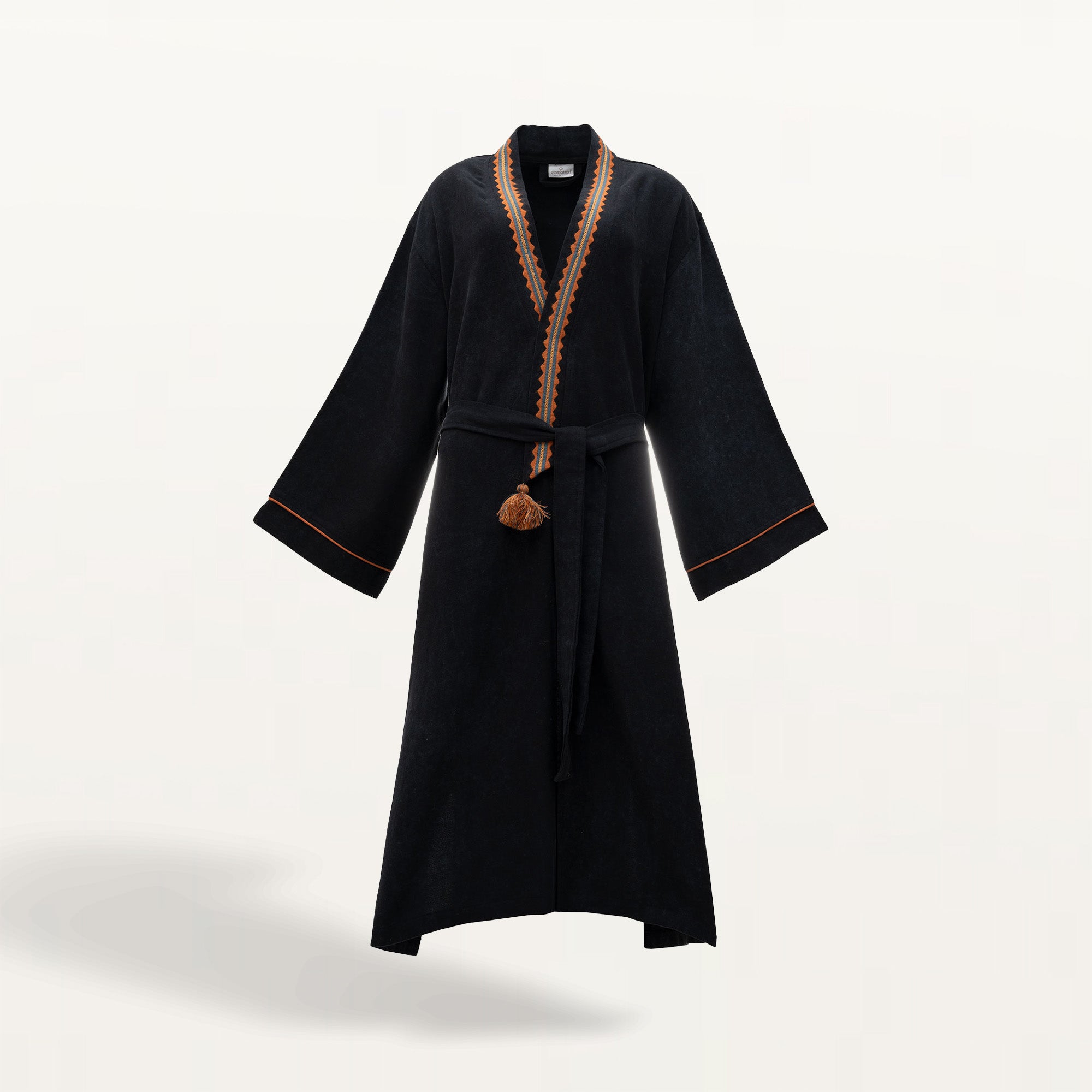 Hazar Organic Turkish Cotton Women's Dressing Gown Anthracite
