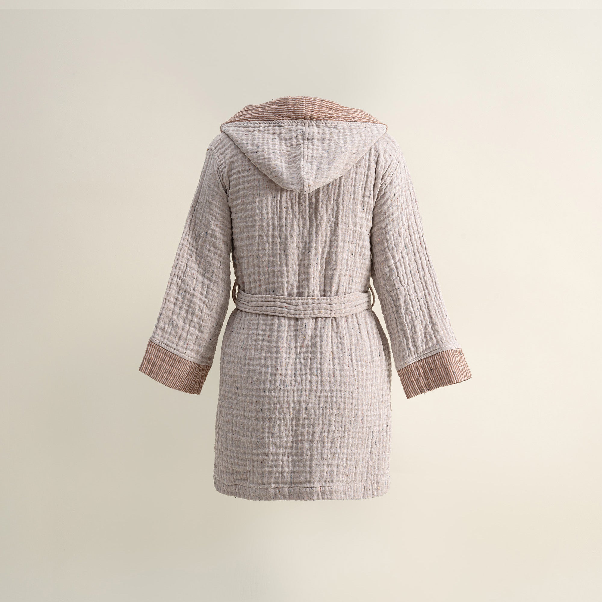 Melinda Organic Cotton Muslin Kids' Bathrobe Terra