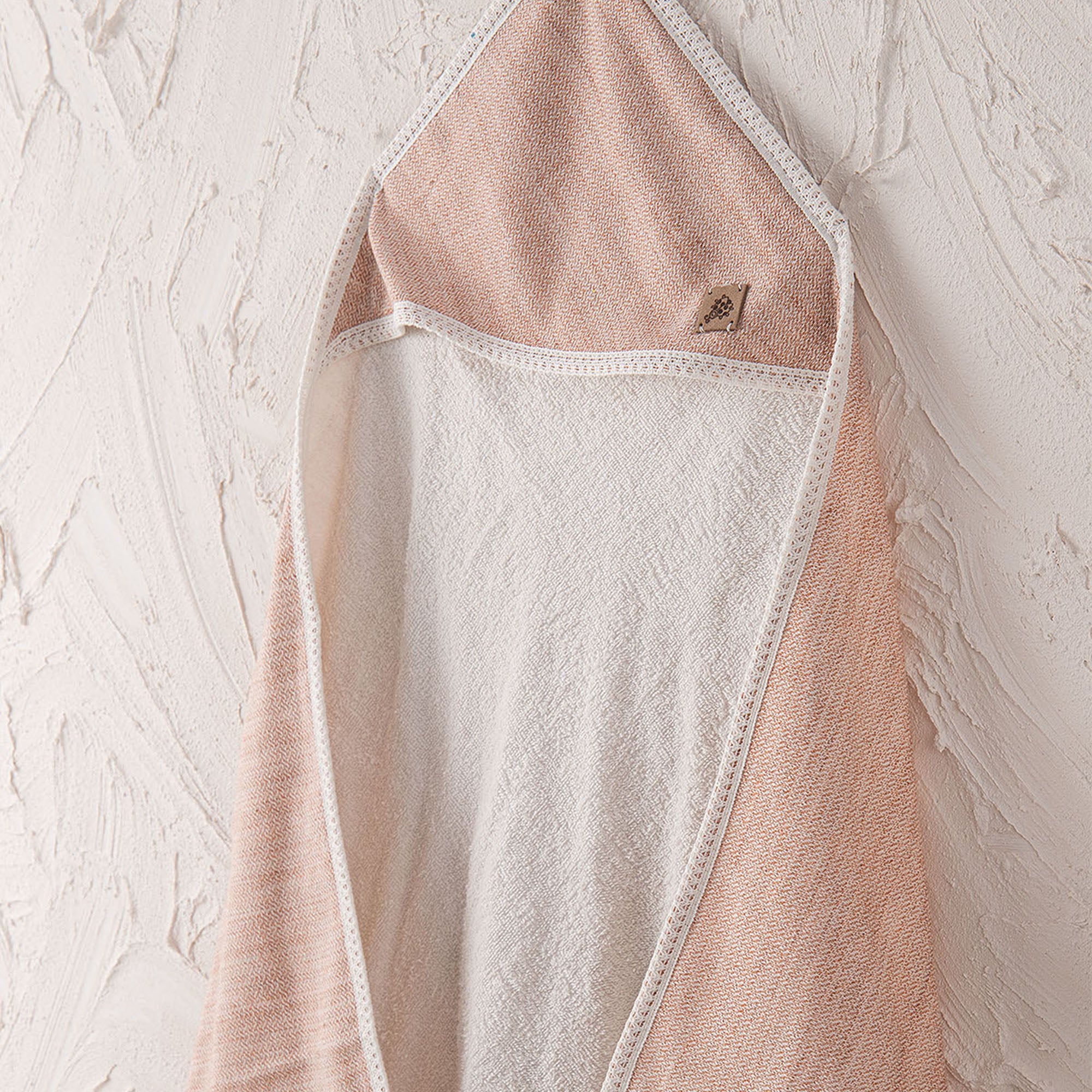 Hasna Organic Cotton Linen Baby Poncho Set Terra