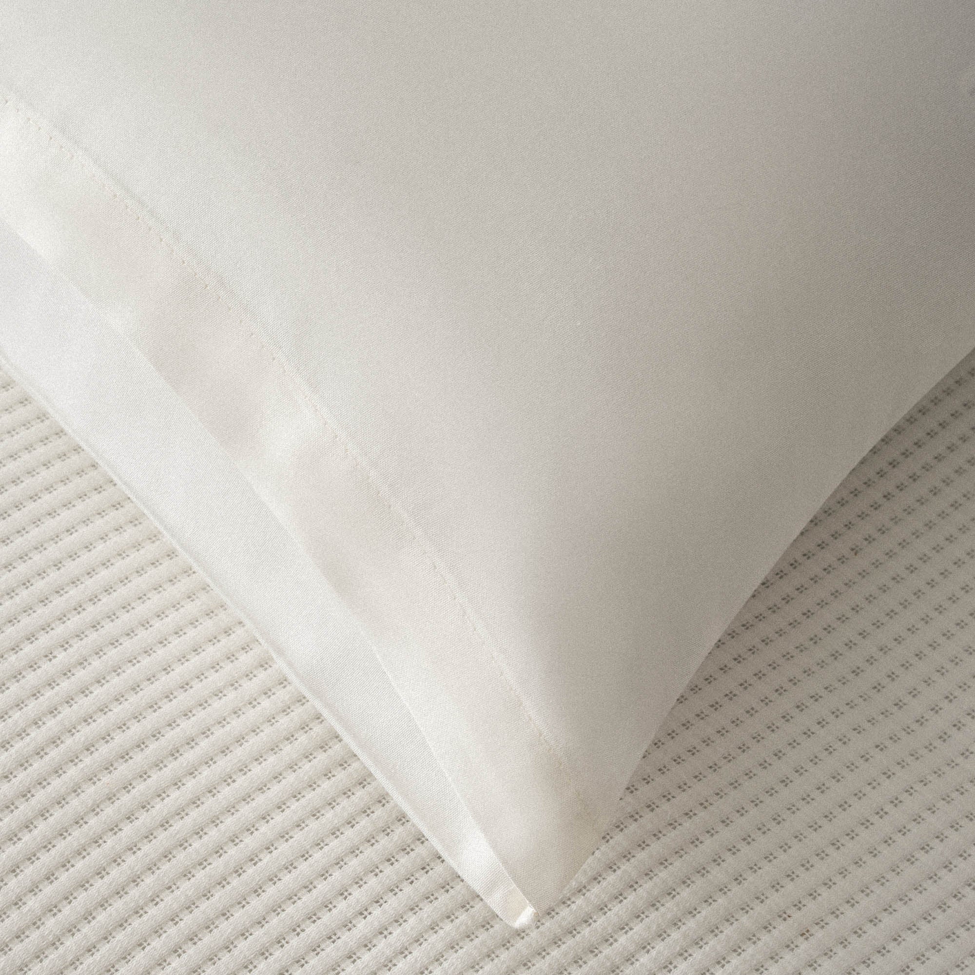 Alessa Organic Cotton Jacquard Double Pique Set Cream