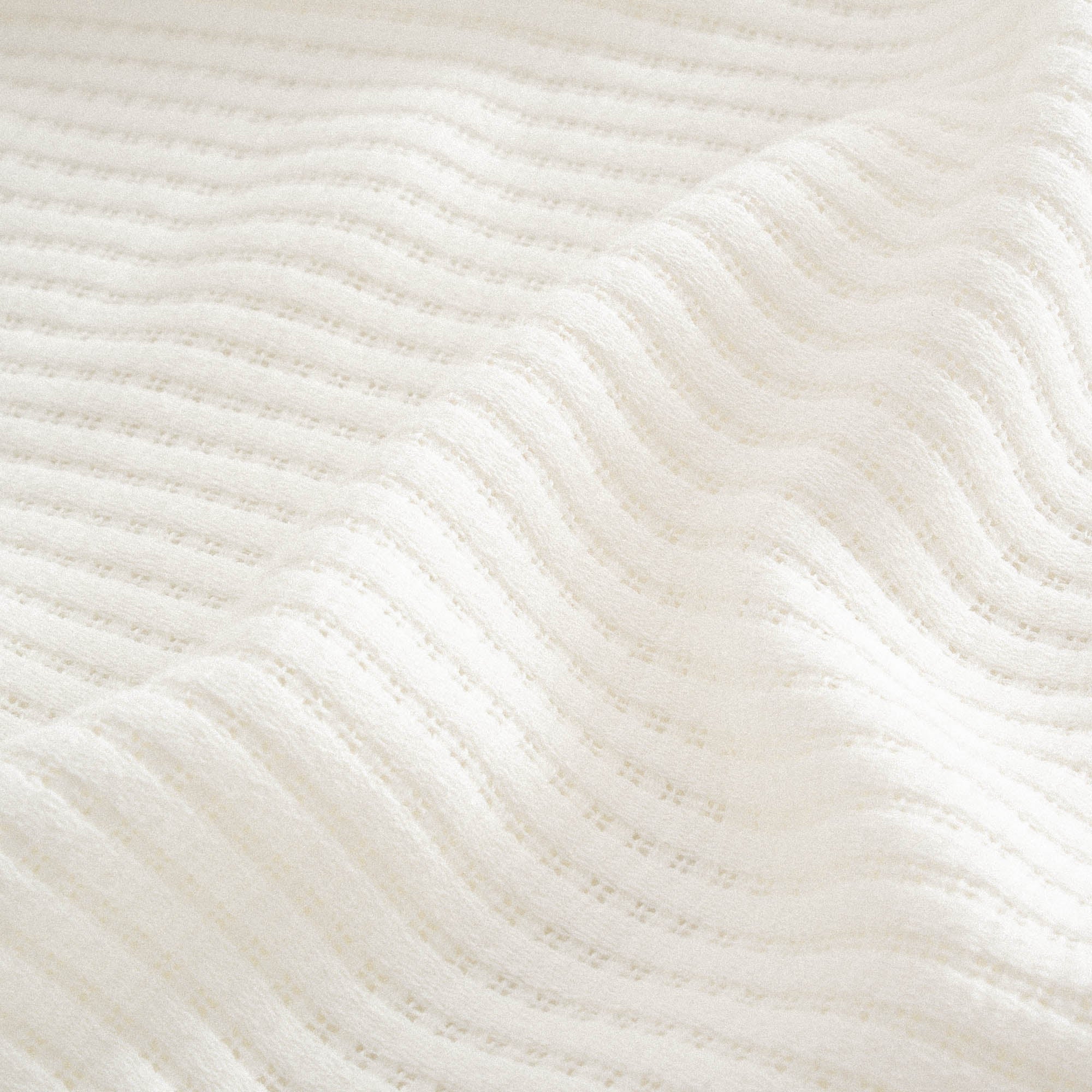 Alessa Organic Cotton Jacquard Double Pique Set Cream