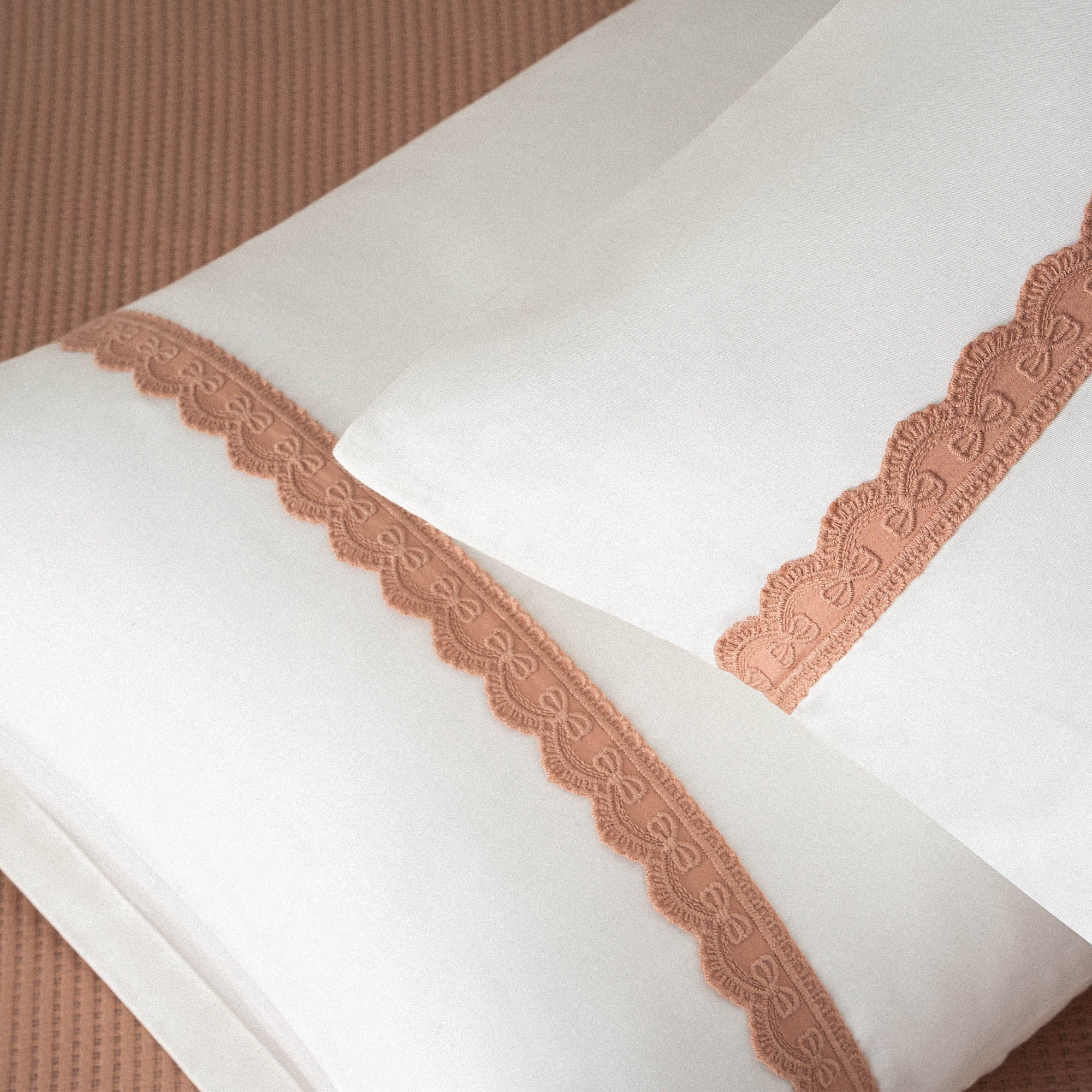 Alessa Organic Cotton Jacquard Double Pique Set Terra