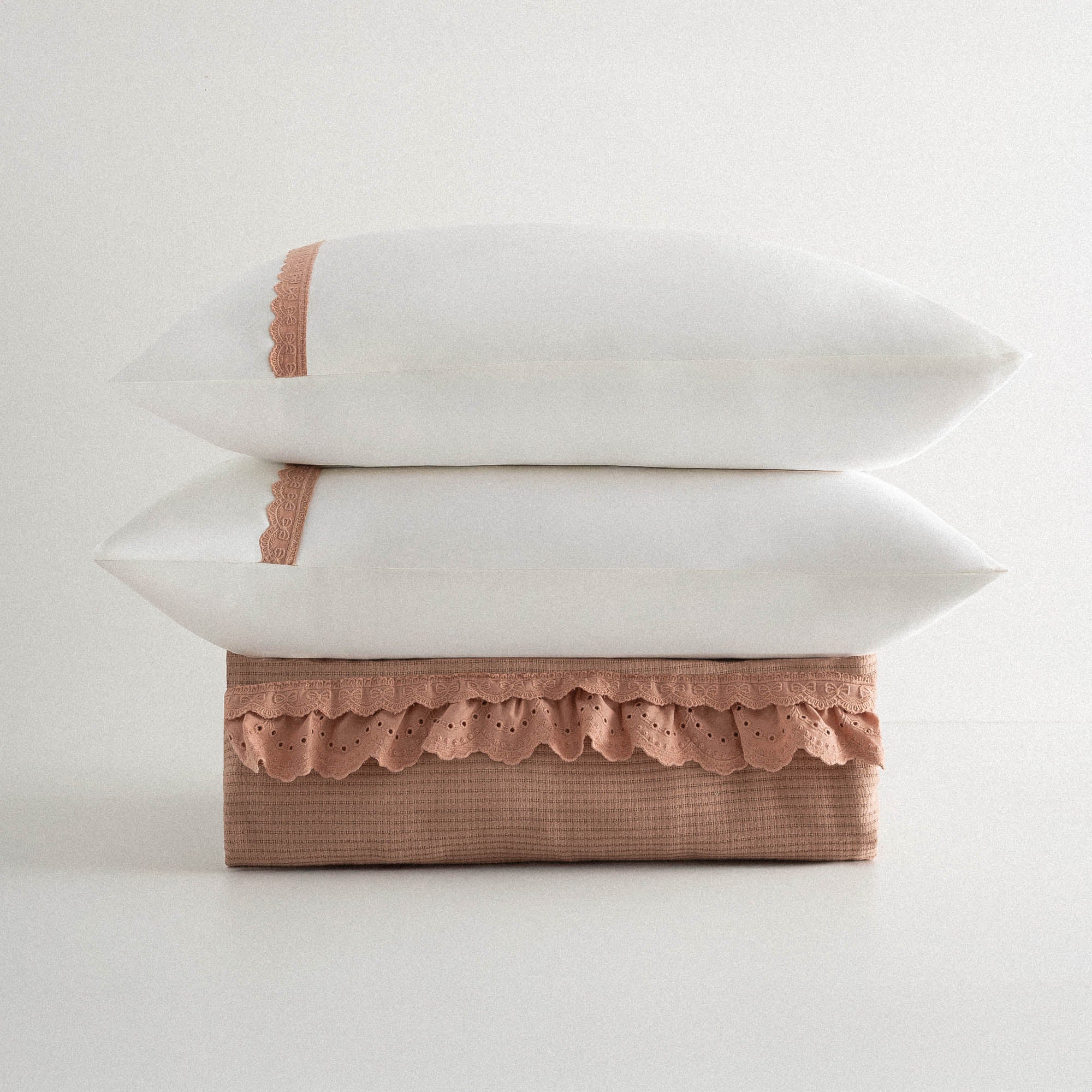 Alessa Organic Cotton Jacquard Double Pique Set Terra