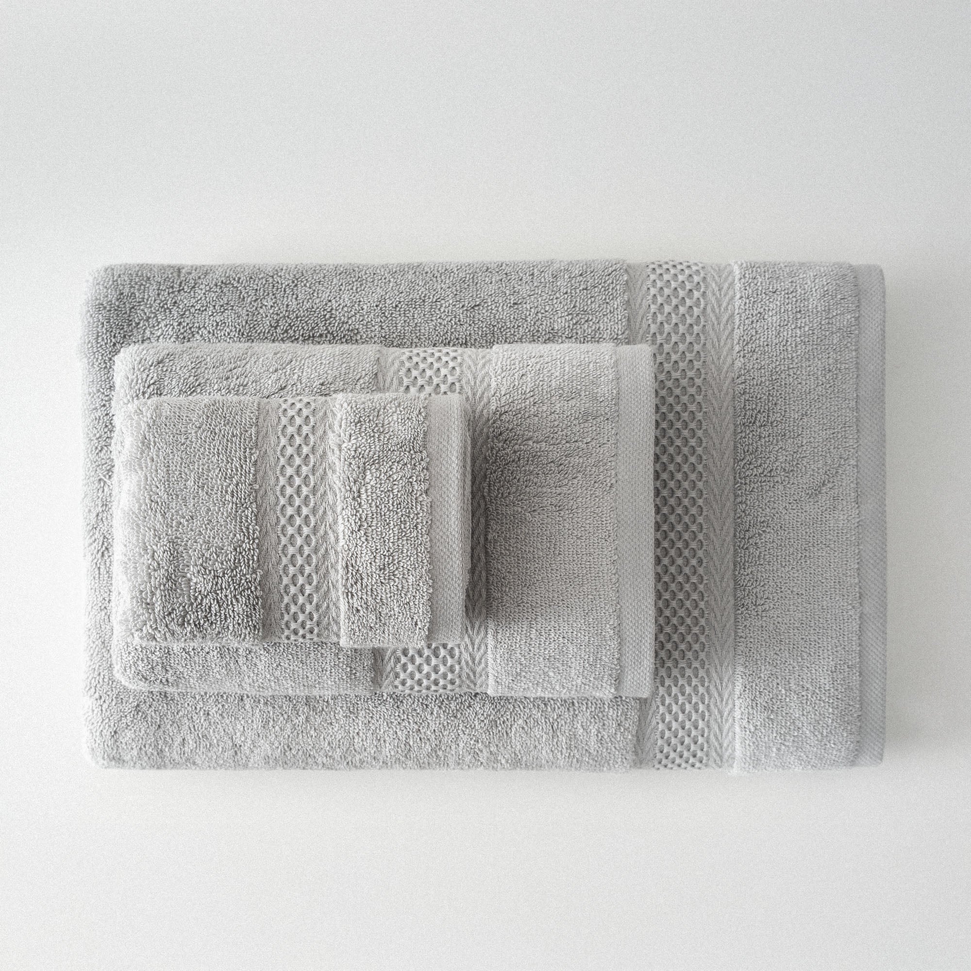 Auraline Organic Cotton Towel Set of 3 Dark Gray