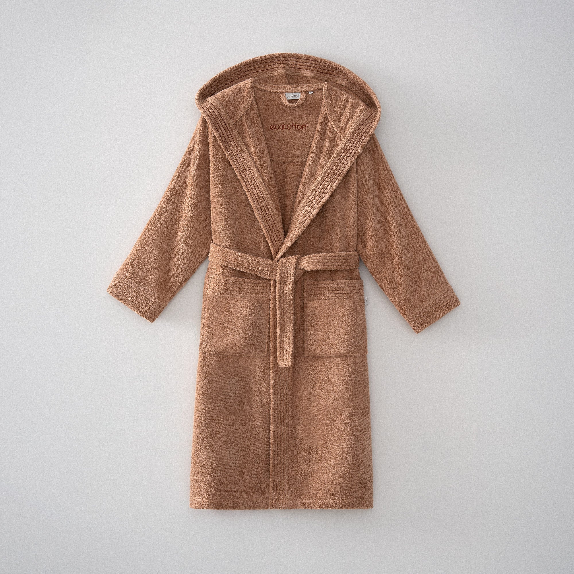 Ecosoft Organic Turkish Cotton Women's Bathrobe Terra