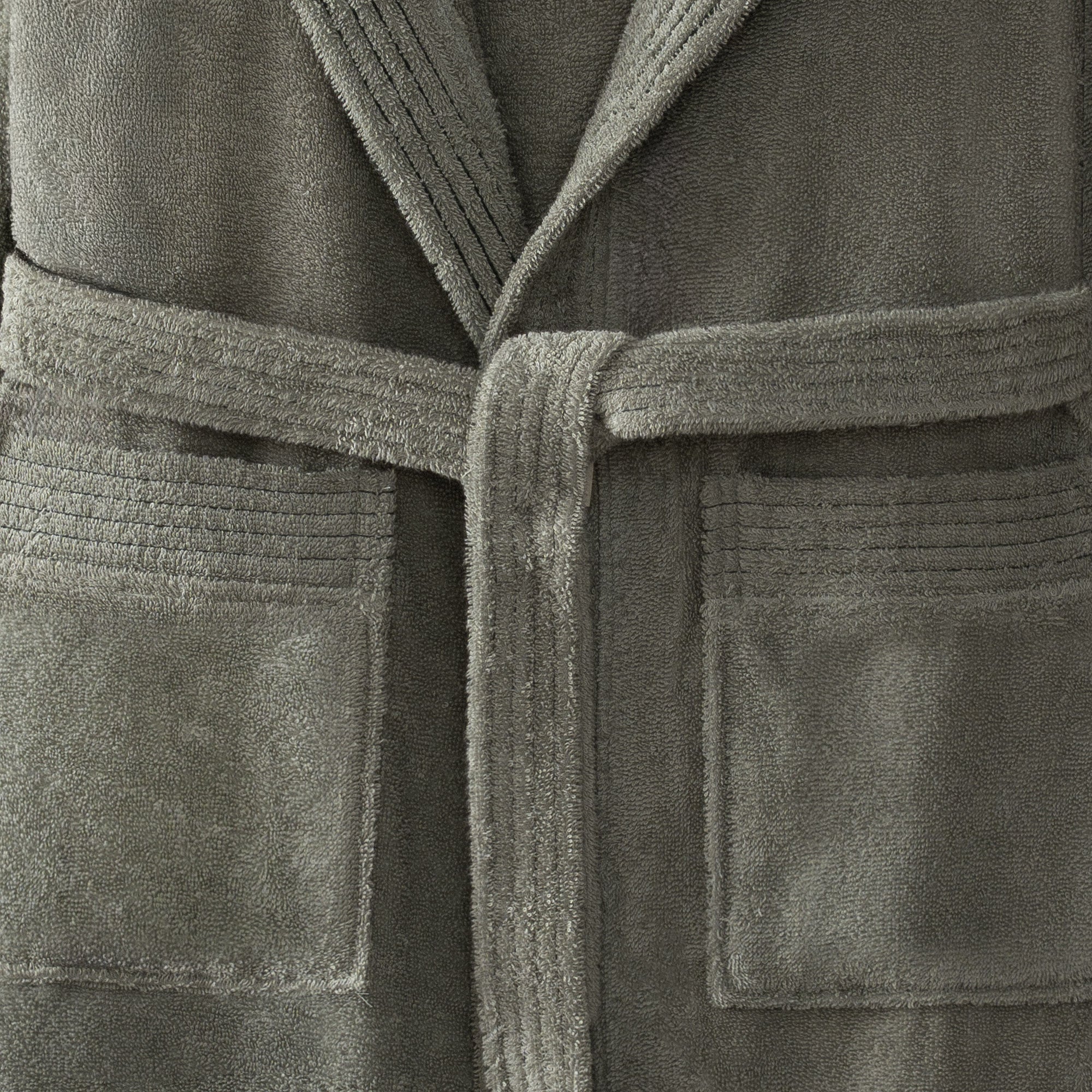 Ecosoft Organic Turkish Cotton Women's Bathrobe Green