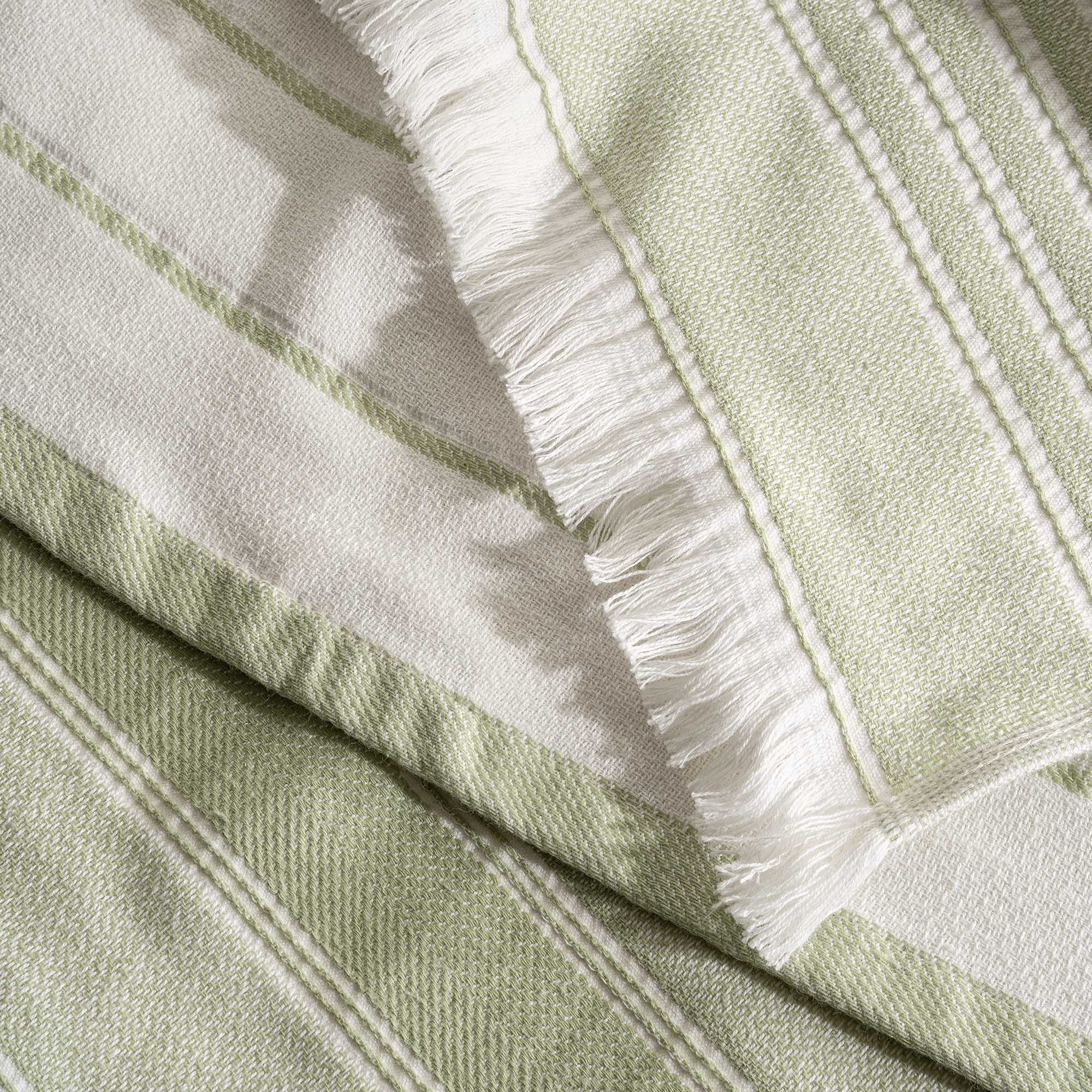 Elis Organic Cotton Kitchen Towel Set of 3 Light Green