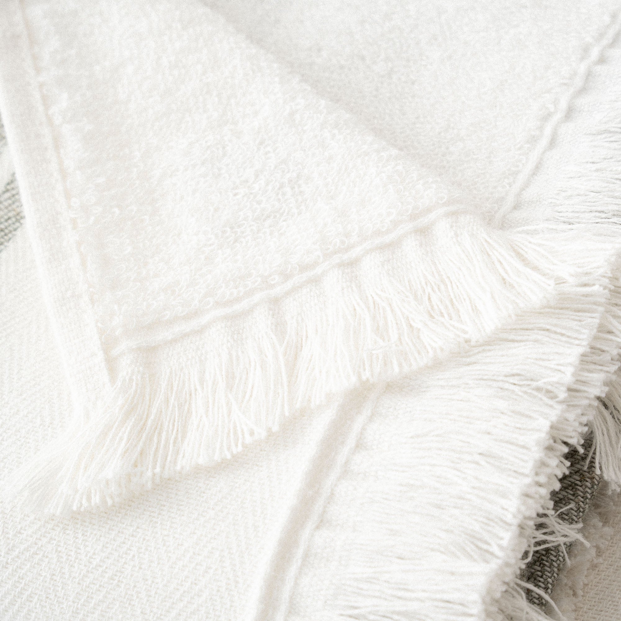 Erva Organic Turkish Cotton Linen Bath Towel Set of 6 Khaki