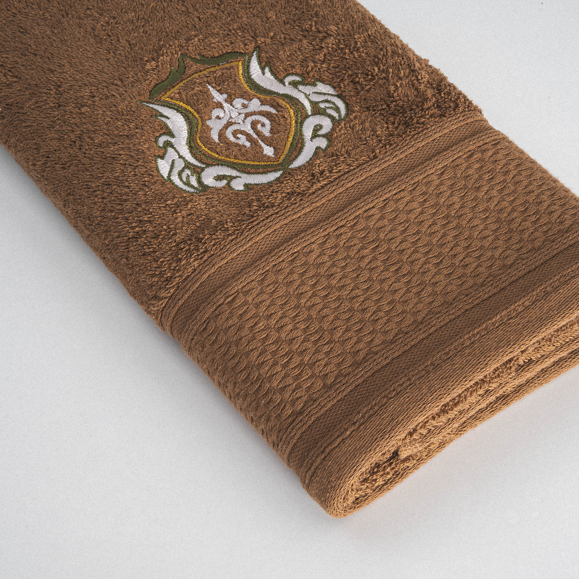 Farah Organic Cotton Hand Towel Brown