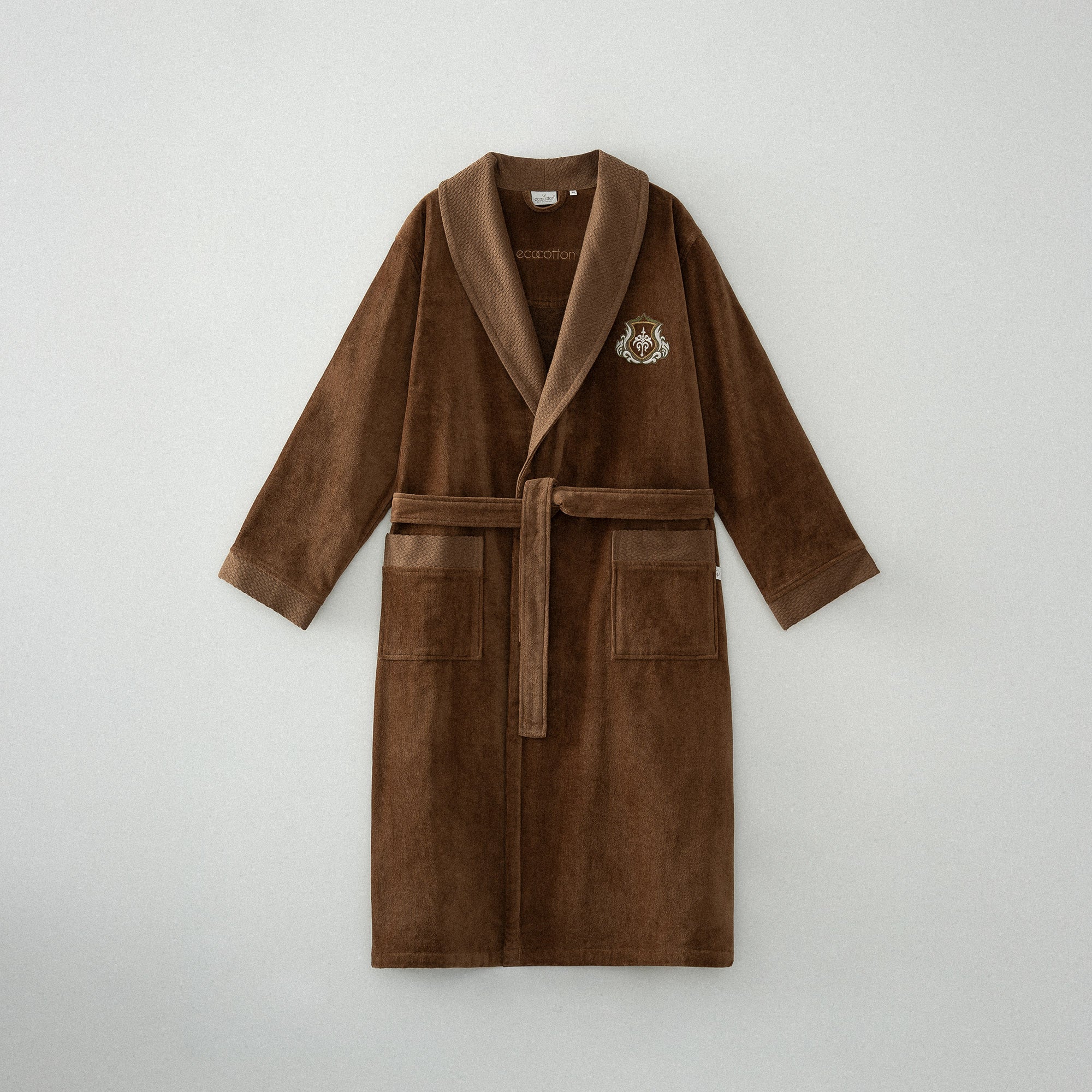 Farah Organic Cotton Men's Bathrobe Brown
