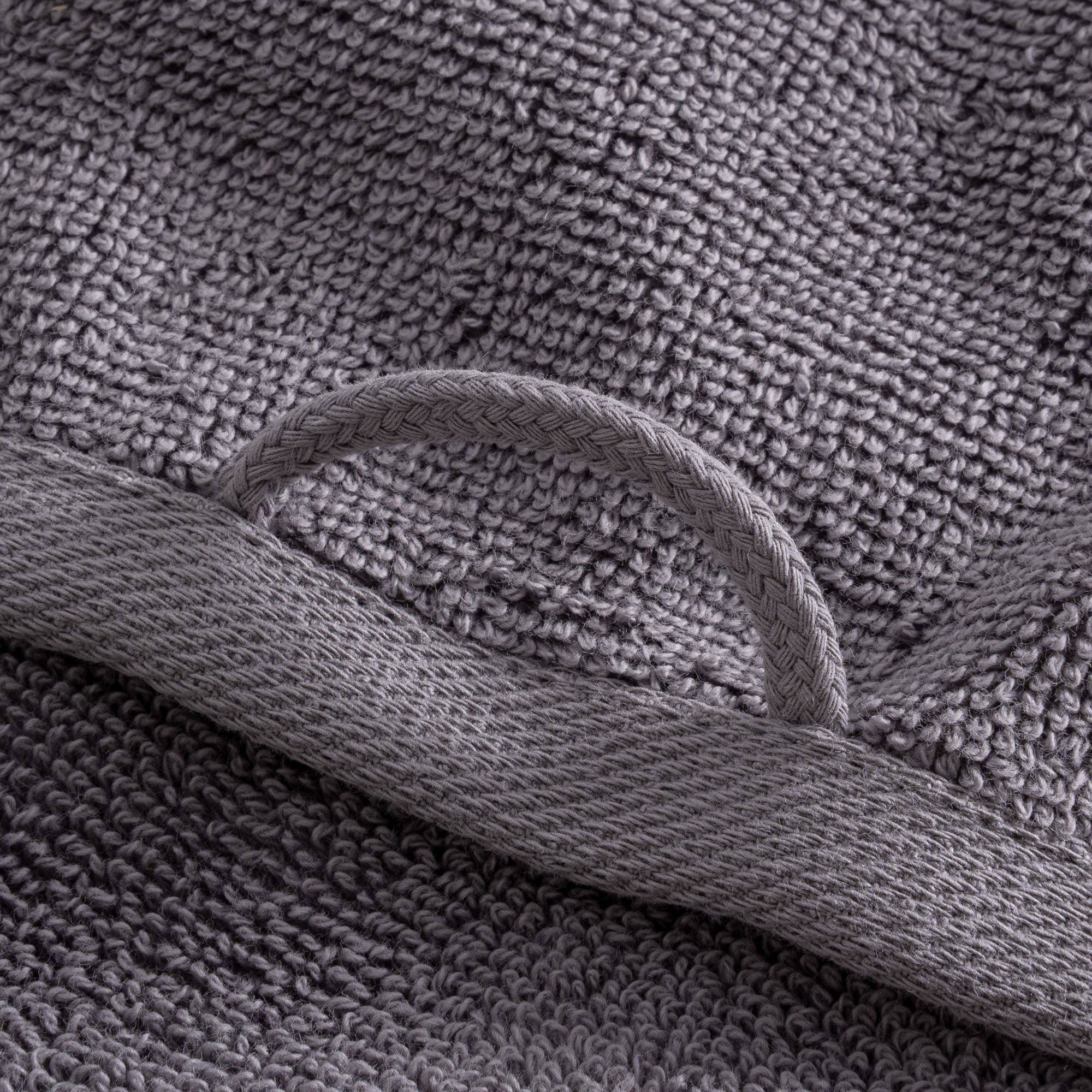 Lara Turkish Cotton Bath Towel Dark Gray