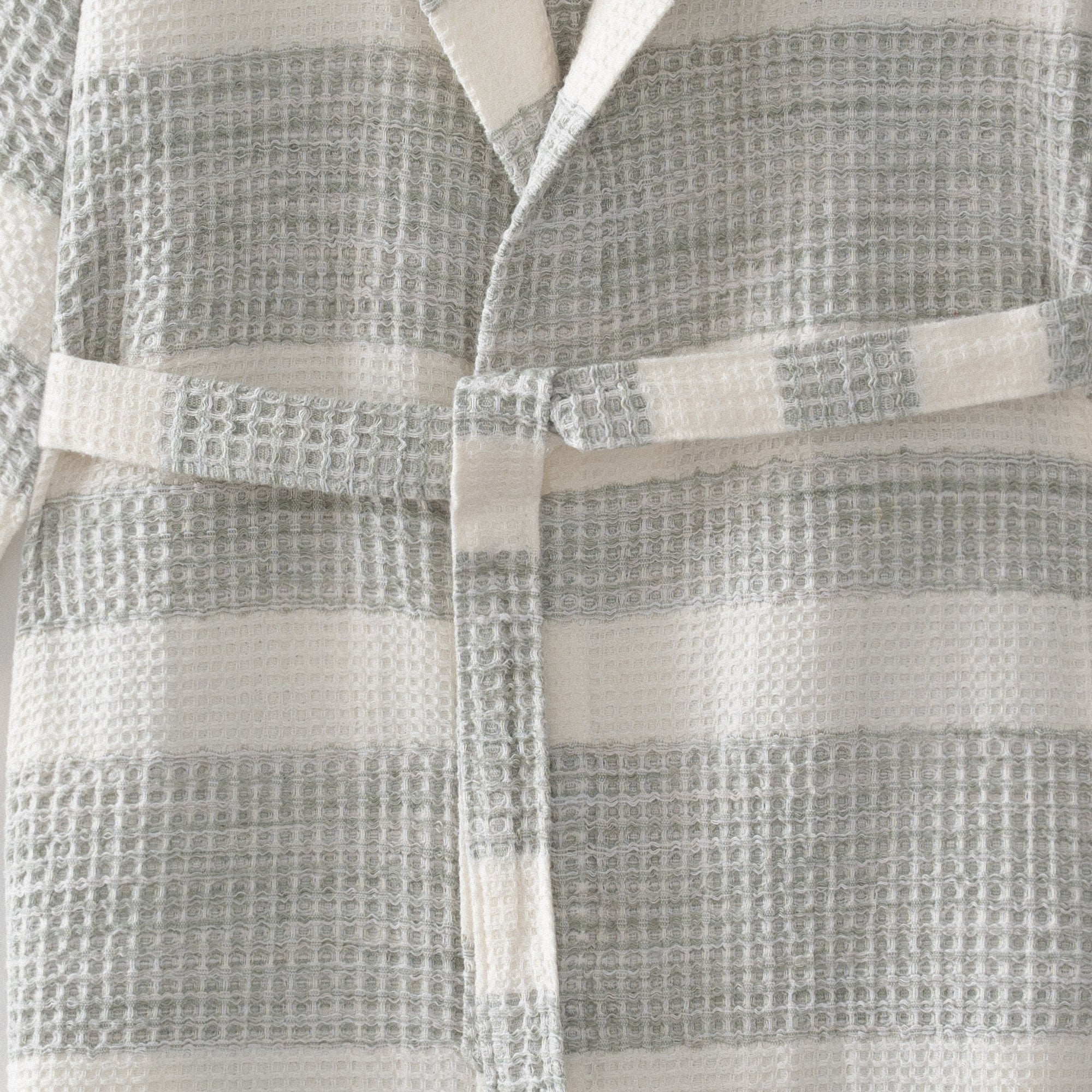 Ikra Pestemal Female Bathrobe %100Organic Cotton Jacquard Khaki