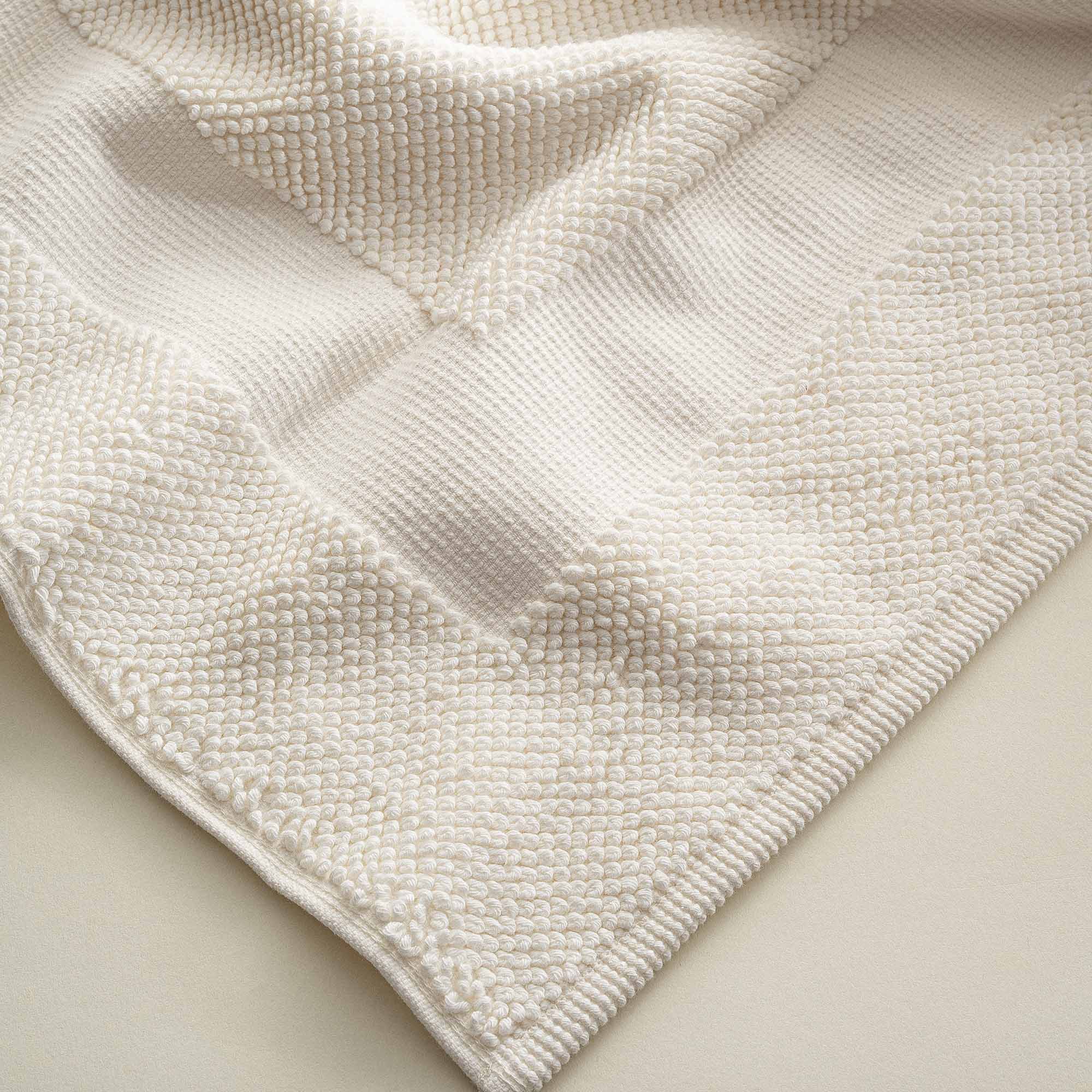 Kaia Bathroom Matp %100 Cotton Cream 60X%100 Cm