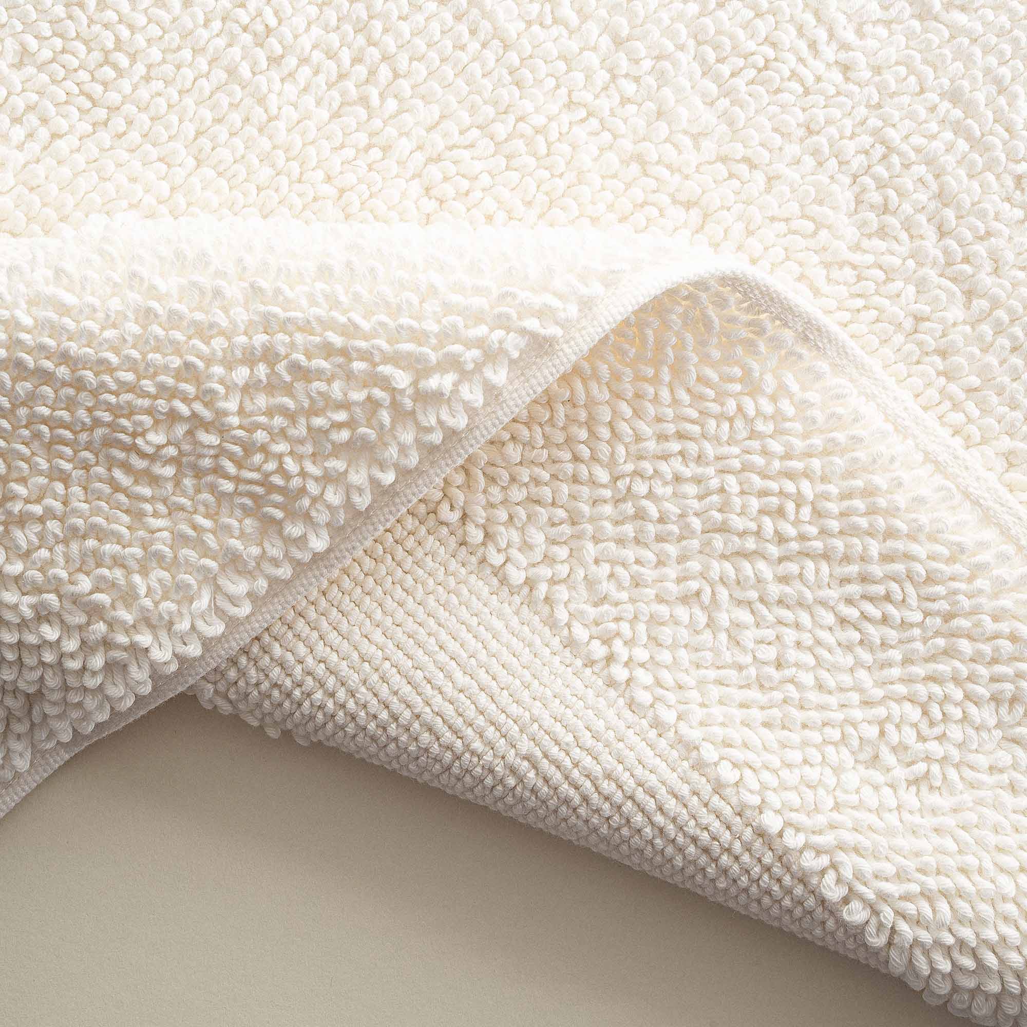 Kaia Bath Mat 100% Cotton Cream 50x80 Cm