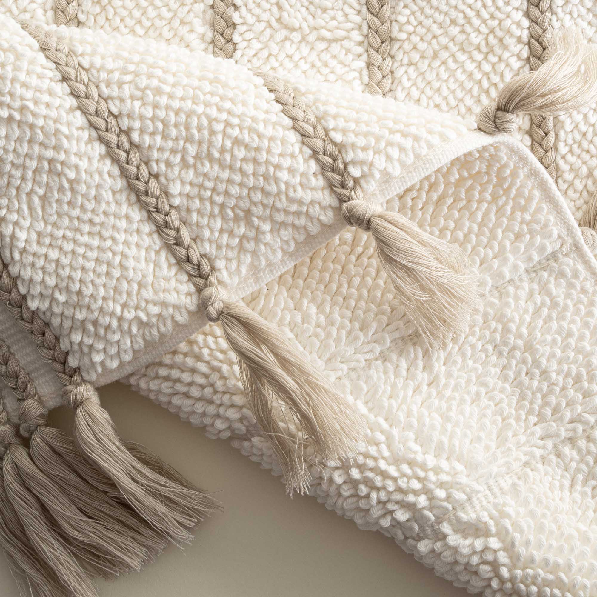 Karnella Bath Mat 100% Cotton Cream 50x80 Cm