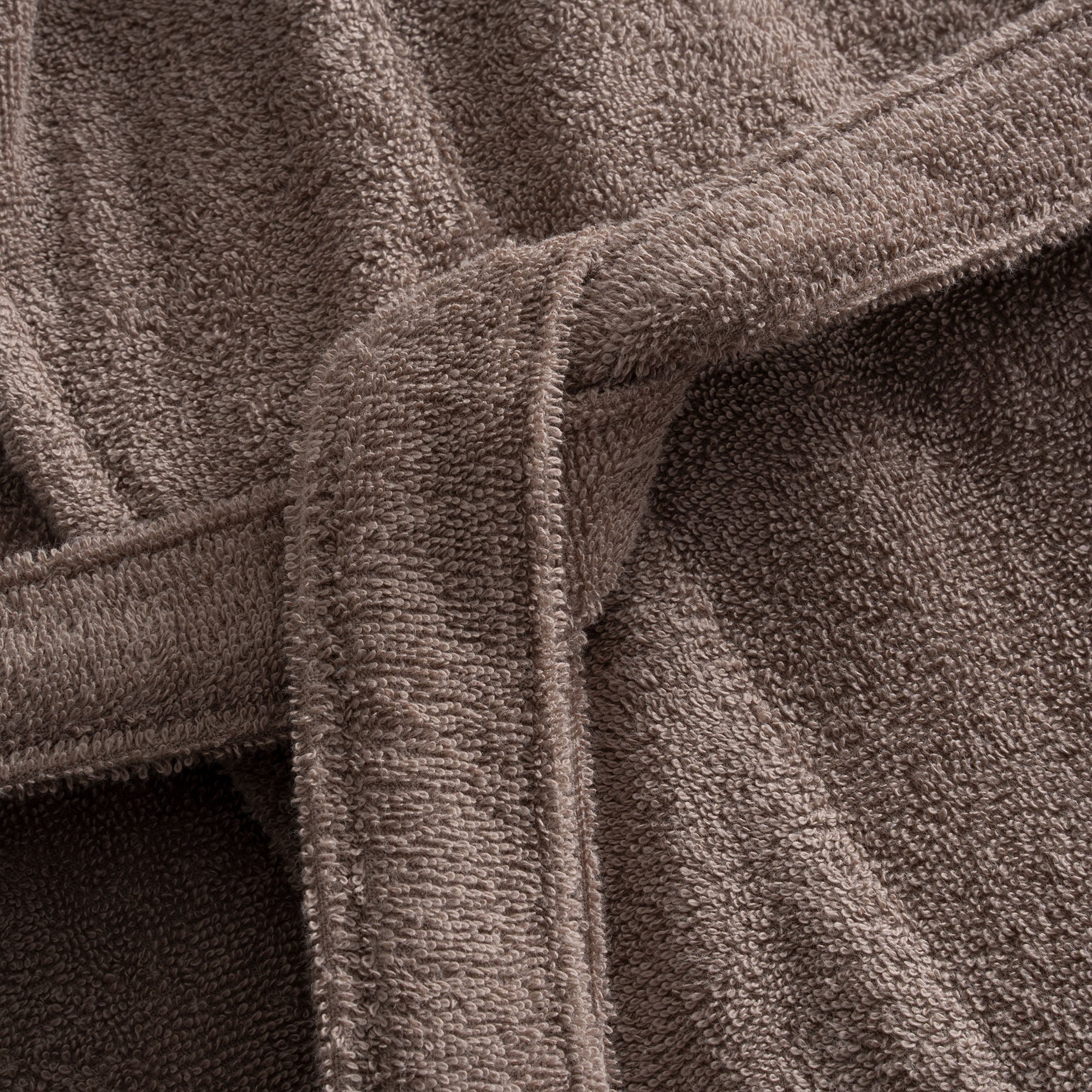 Lara Turkish Cotton Men's Bathrobe Brown