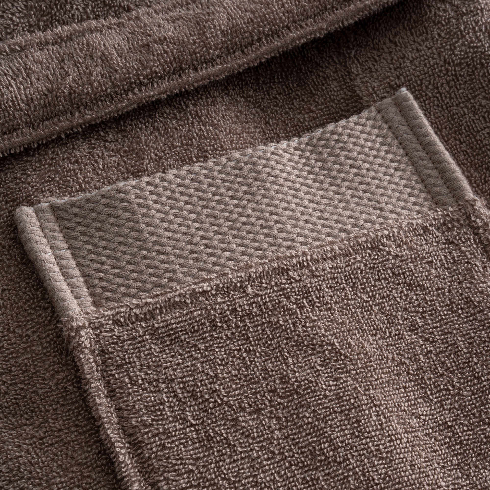 Lara Turkish Cotton Men's Bathrobe Brown