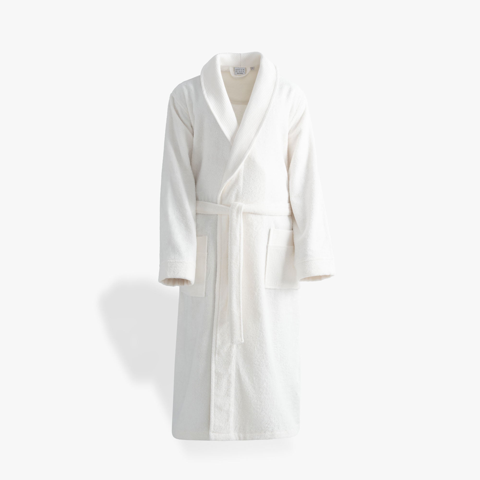 Lara Turkish Cotton Men's Bathrobe Cream