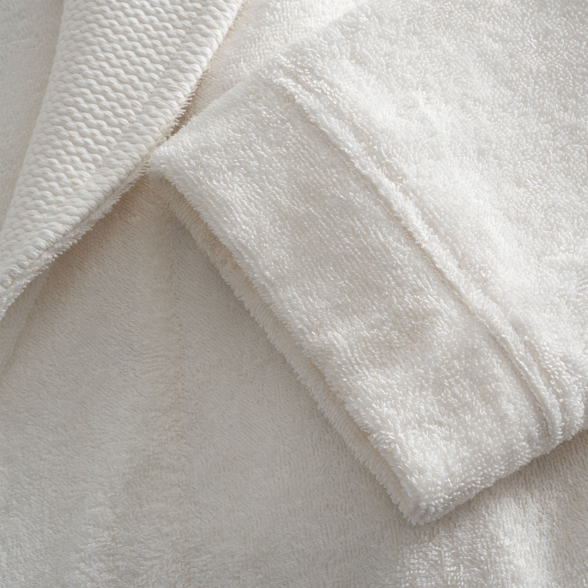 Lara Turkish Cotton Men's Bathrobe Cream