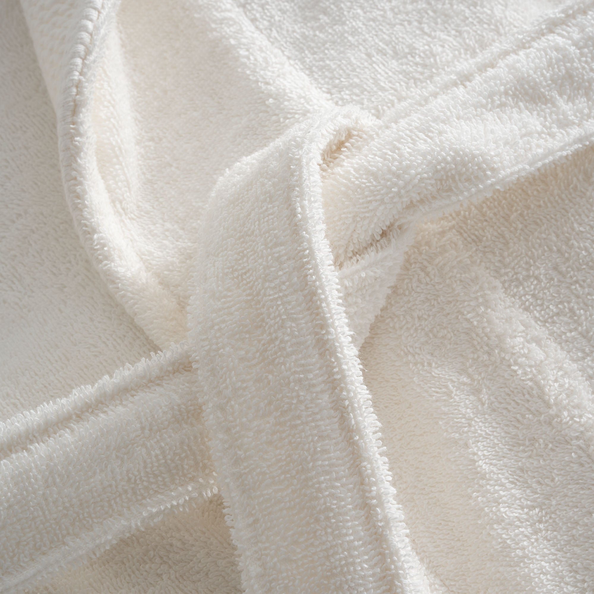 Lara Turkish Cotton Men's Bathrobe Cream
