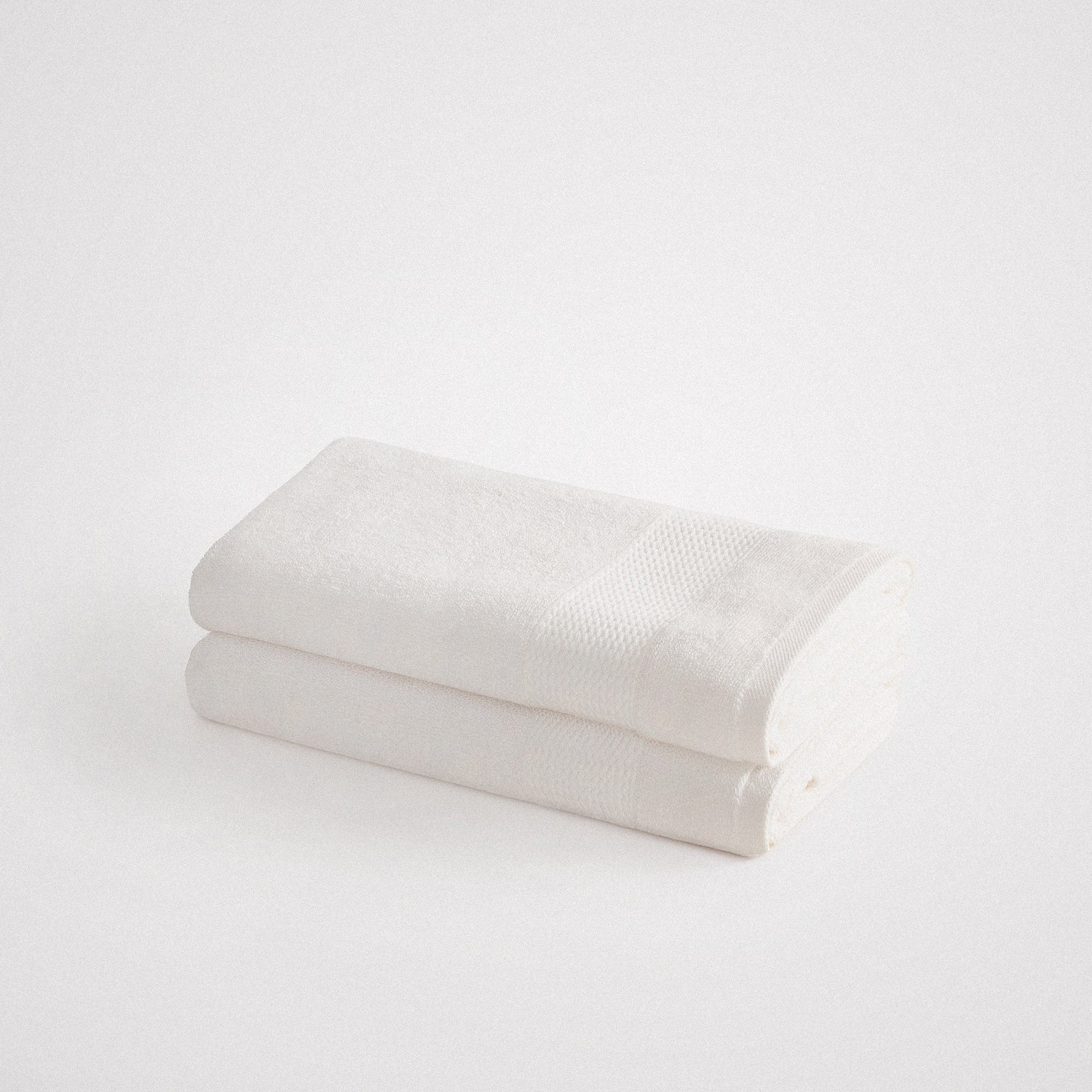 Lara Turkish Cotton Hand Towel Set of 2 Cream