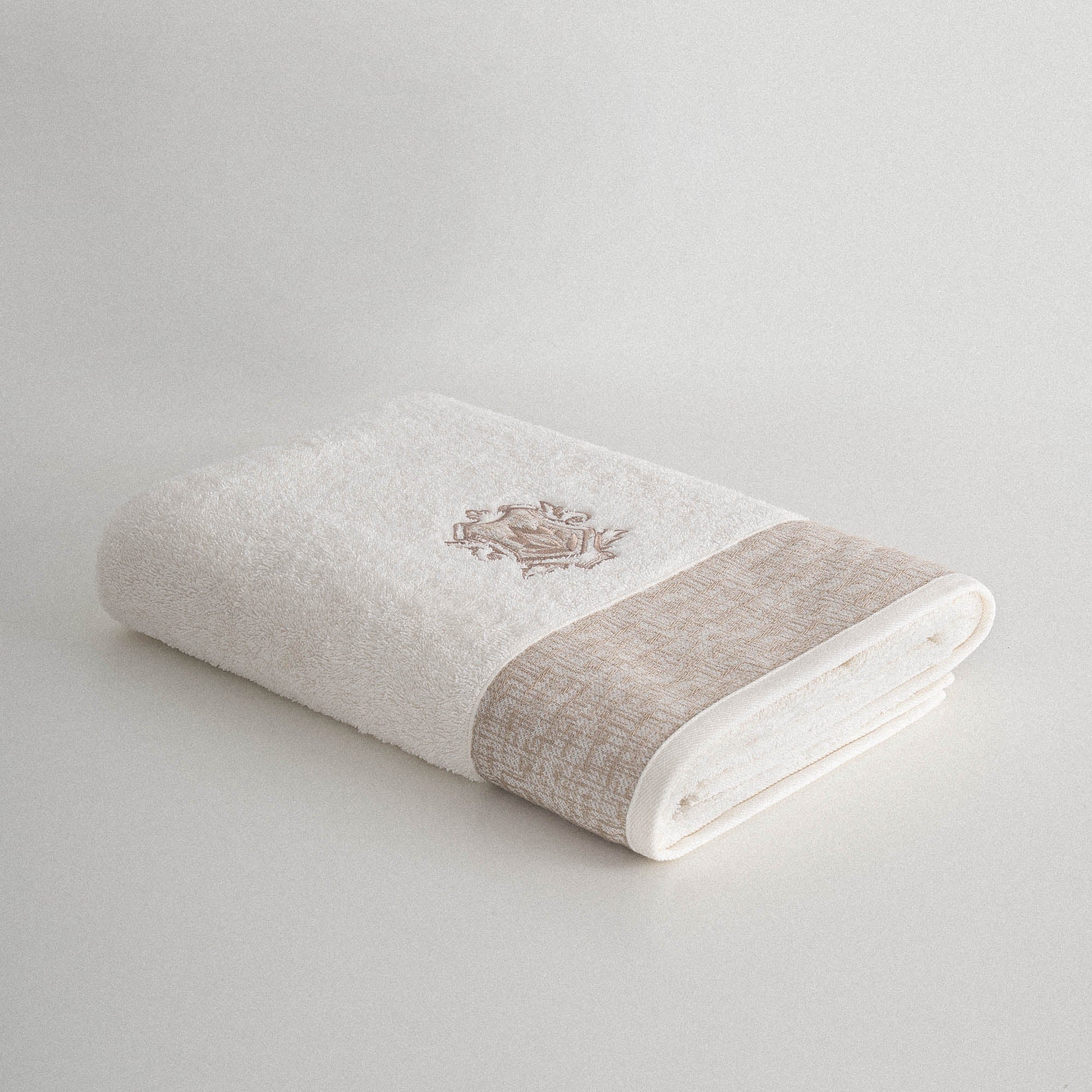 Liva Organic Cotton Men's Bath Towel Cream