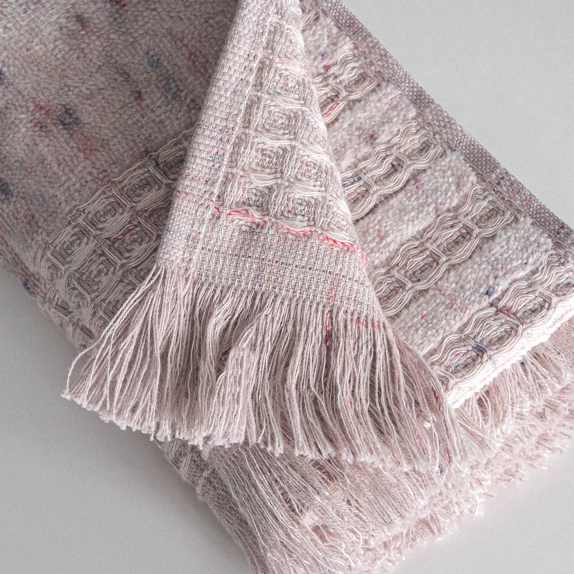 Maia Organic Turkish Cotton Wash Cloth Towel Set of 4 Inject Powder
