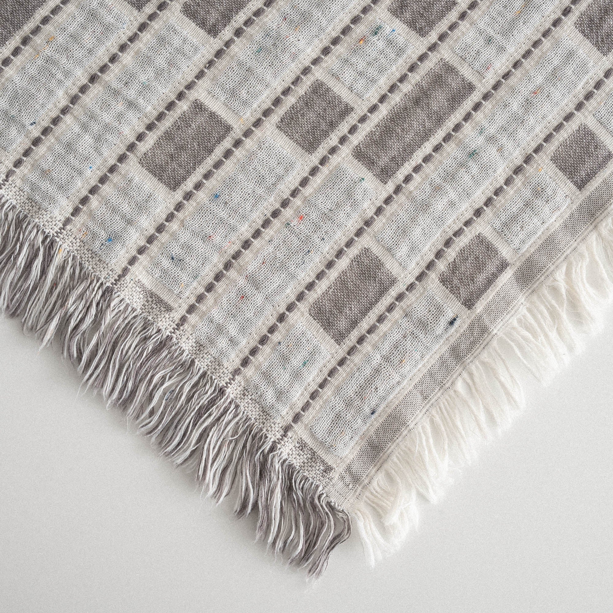 Merisa Organic Cotton Muslin Double Pique Set Grey