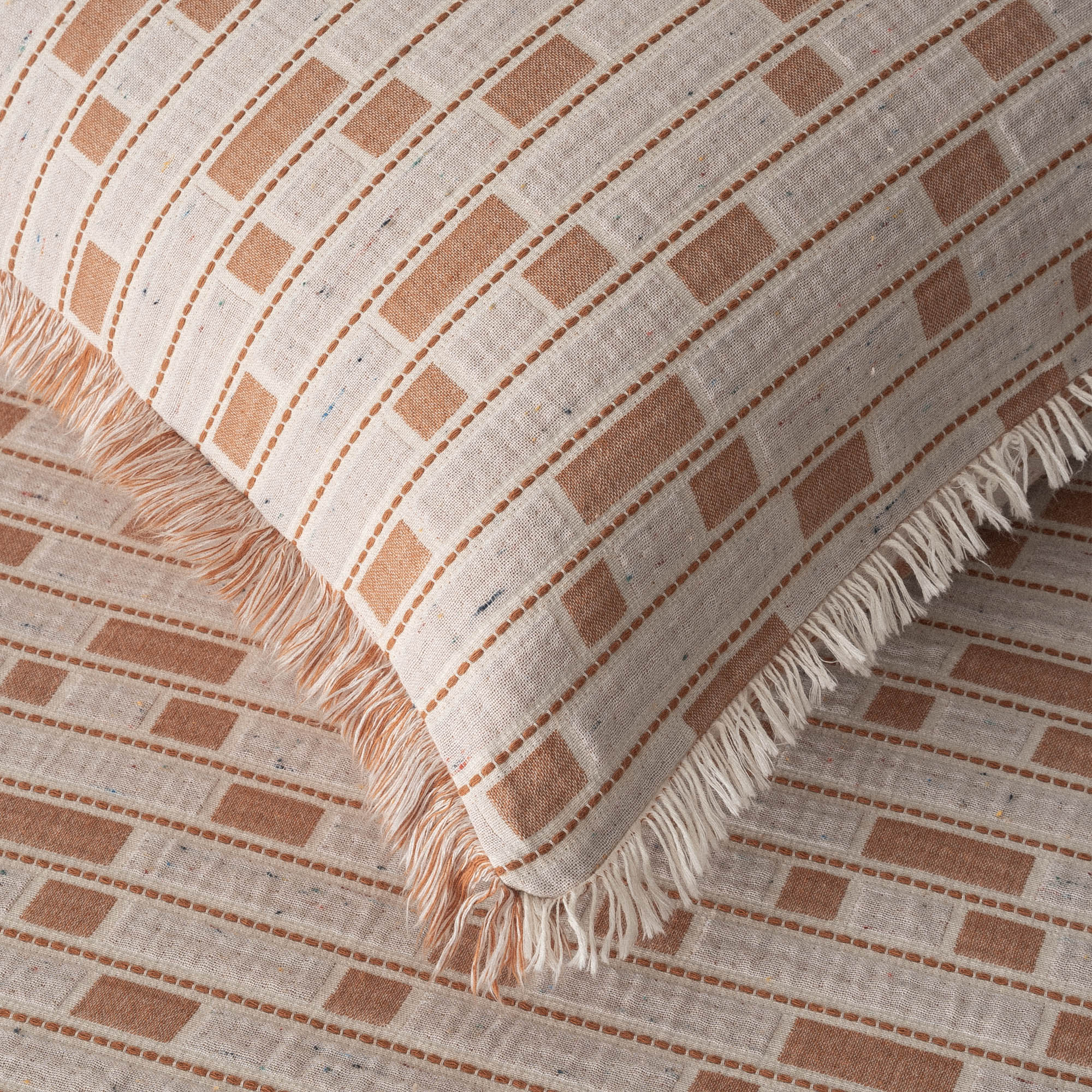 Merisa Organic Cotton Muslin Double Pique Set Terra