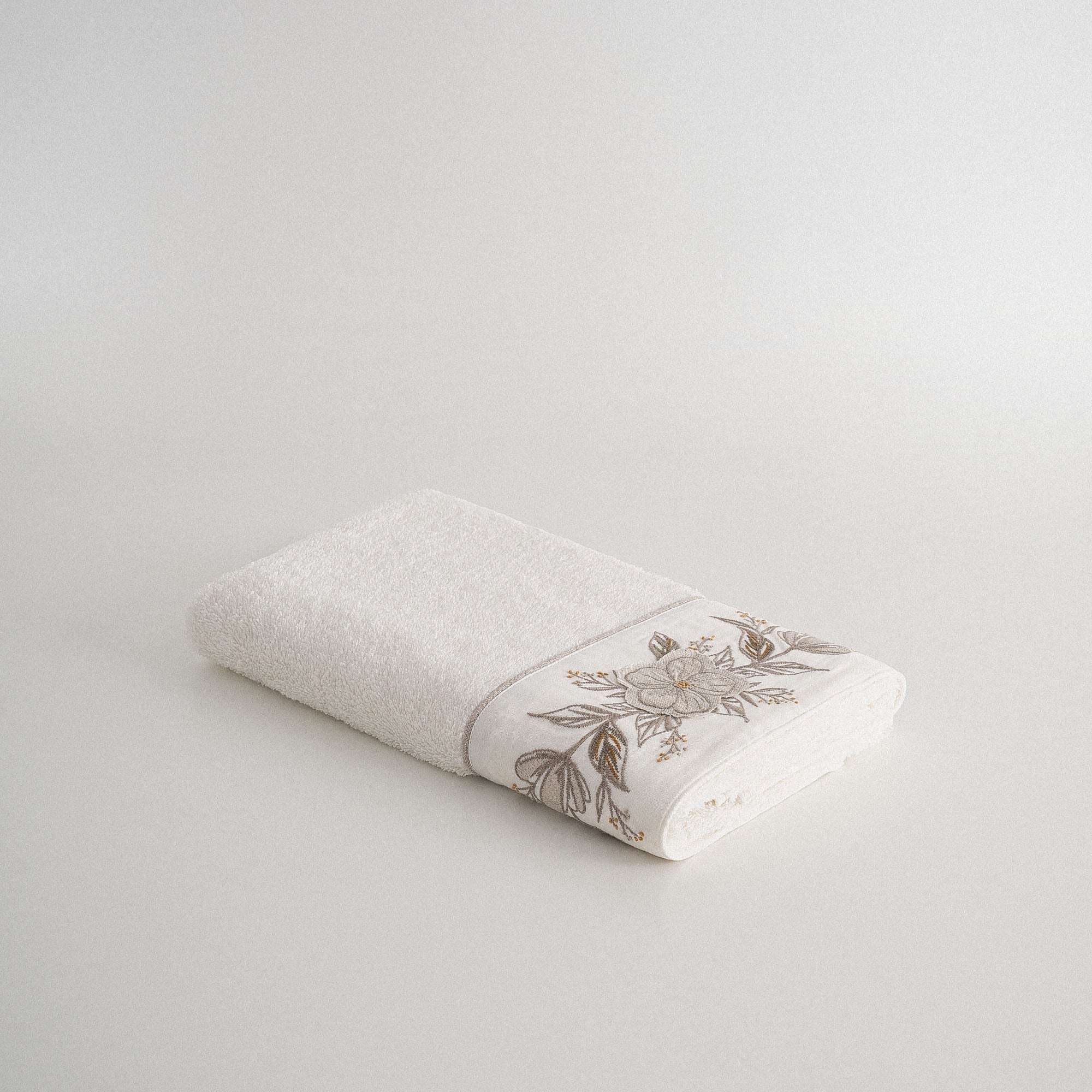 Vanya Organic Cotton Hand Towel Cream