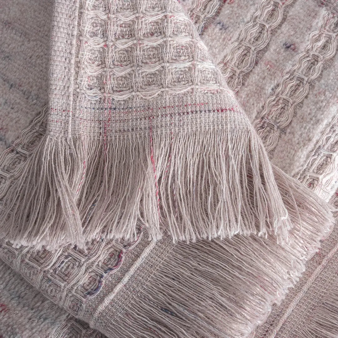 Maia Organic Turkish Cotton Bath Towel Set of 3 Inject Powder