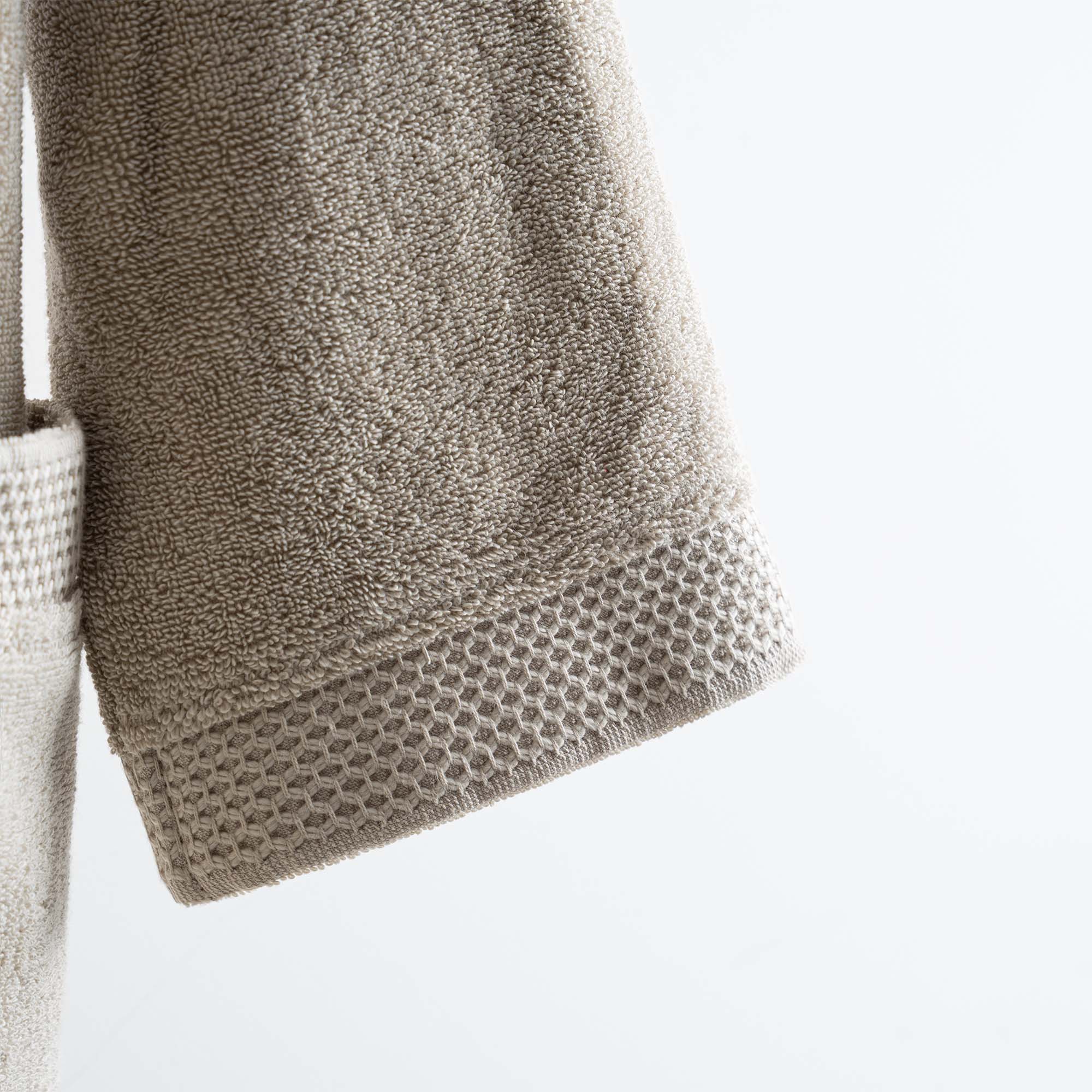 Pure Cotton Organic Cotton Men's Bathrobe Beige