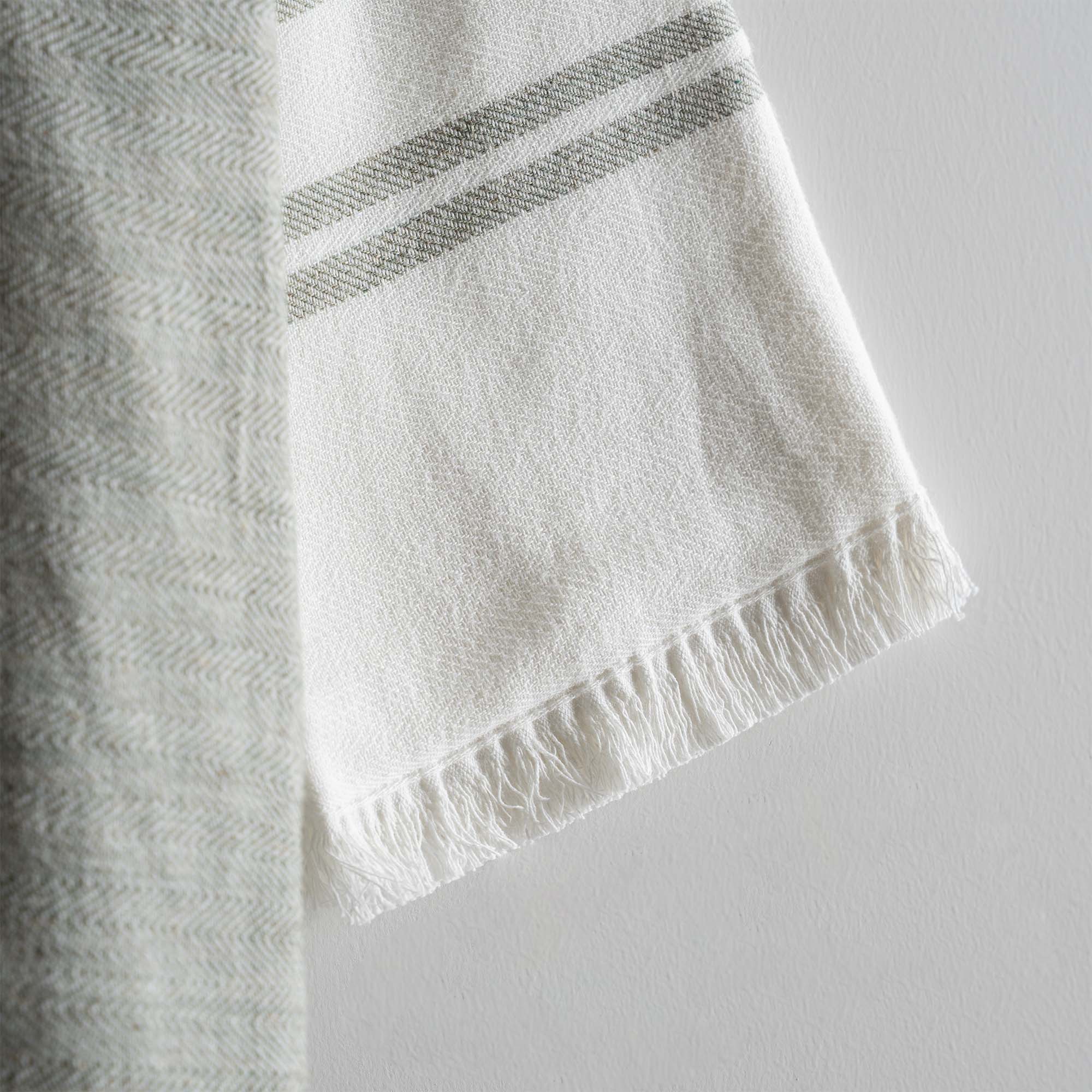 Erva Organic Cotton Linen Men's Bathrobe Khaki