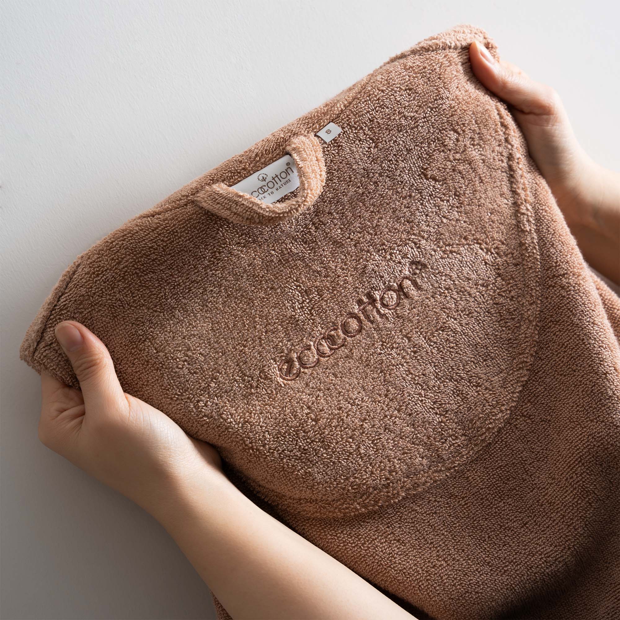 Pure Cotton Organic Cotton Women's Bathrobe Terra