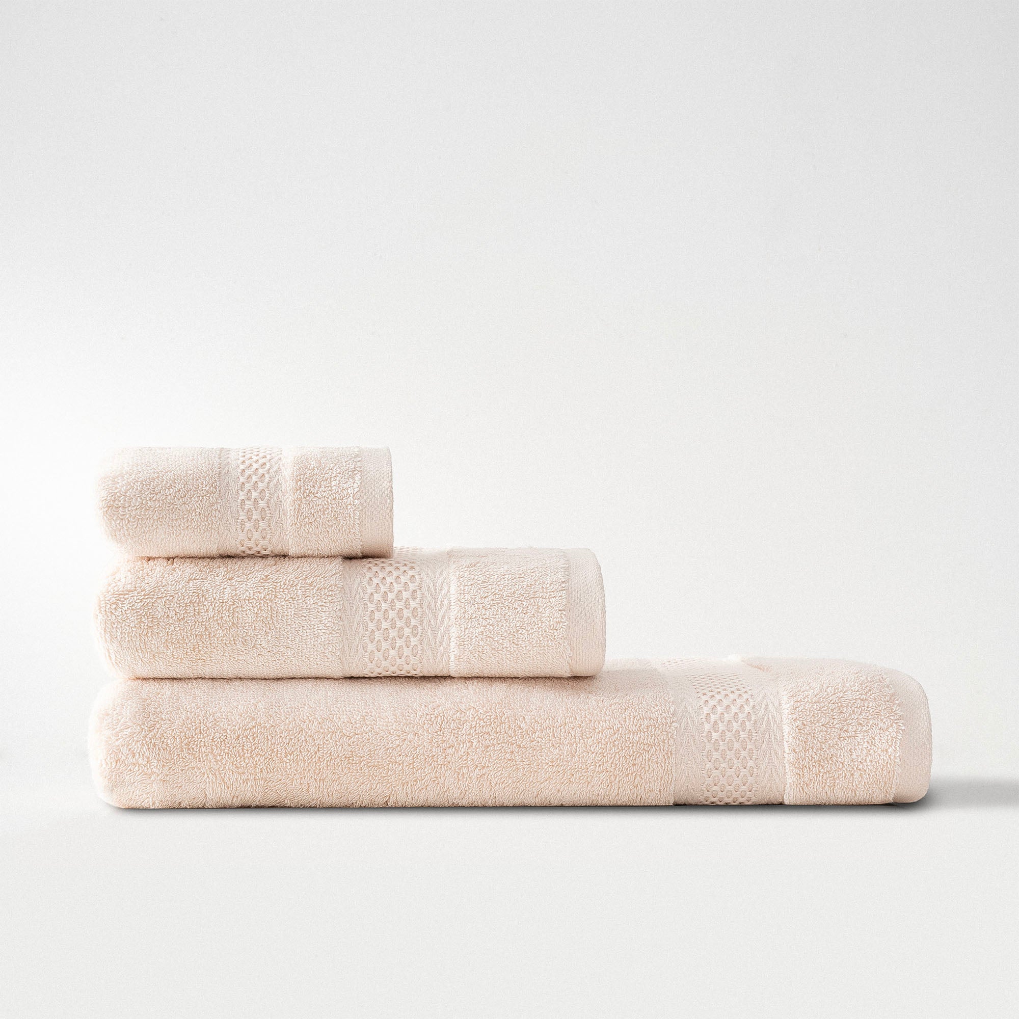 Auraline Organic Cotton Towel Set of 3 Light Somon