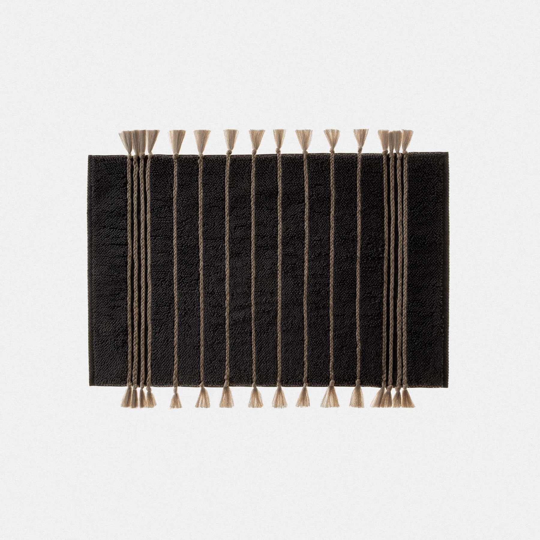 Karnella Bath Mat 100% Cotton Anthracite 50x80 Cm