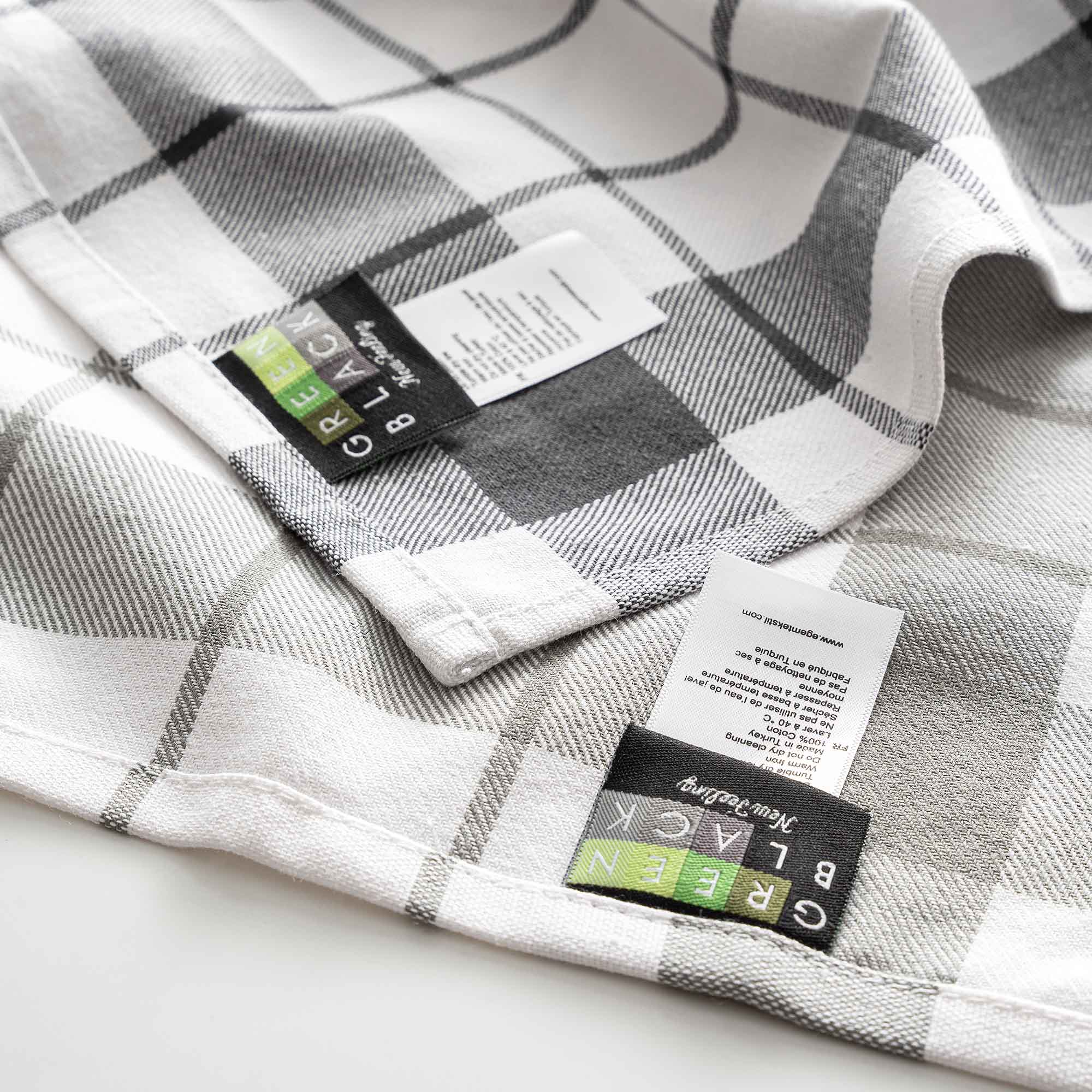 Esila Drying Cloth Set of 2 Gray/Anthracite