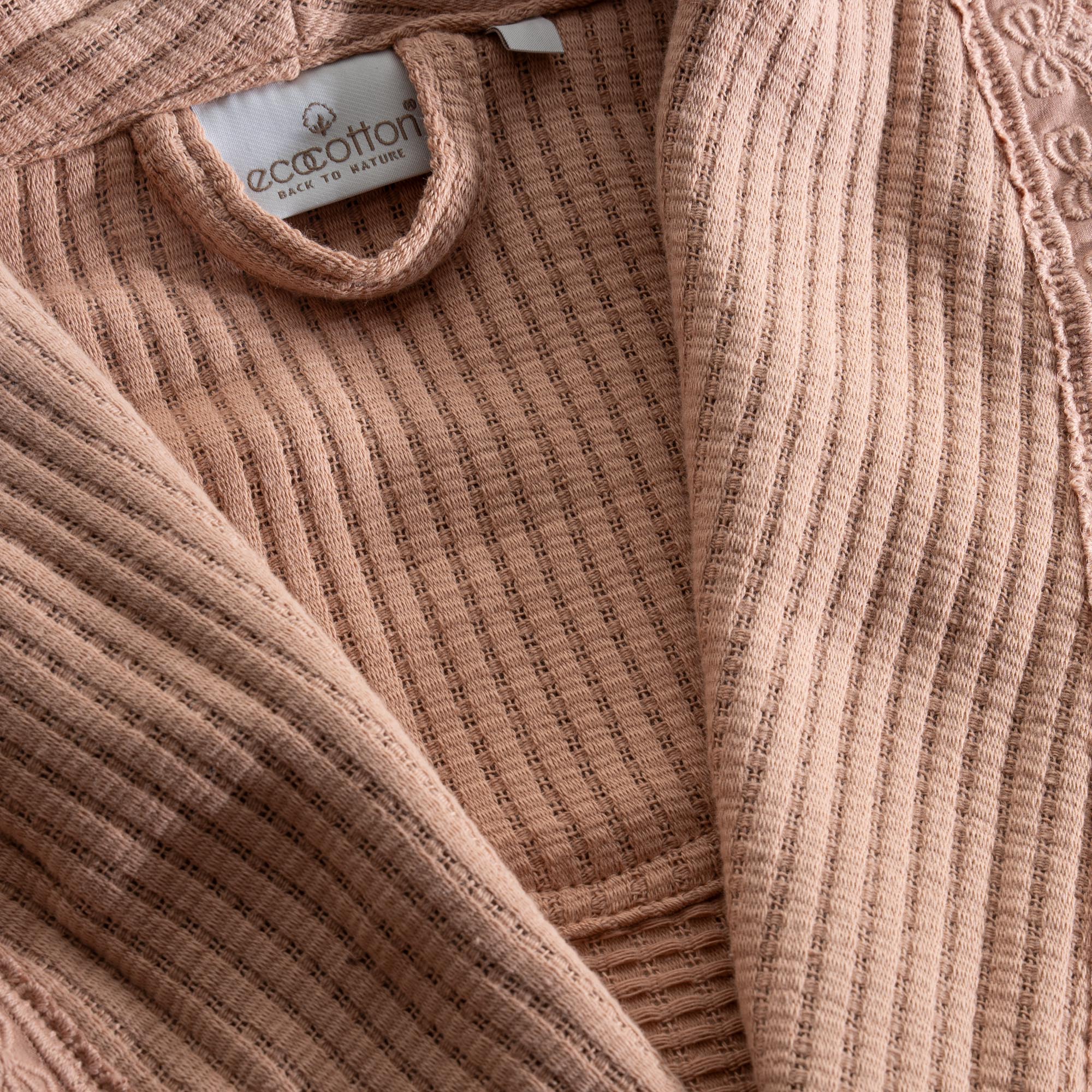 Alessa Organic Turkish Cotton Pique Women's Bathrobe Terra
