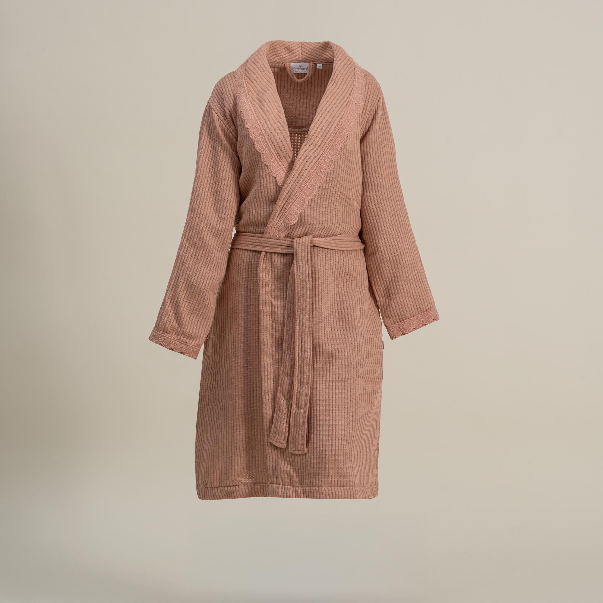 Alessa Organic Turkish Cotton Pique Women's Bathrobe Terra