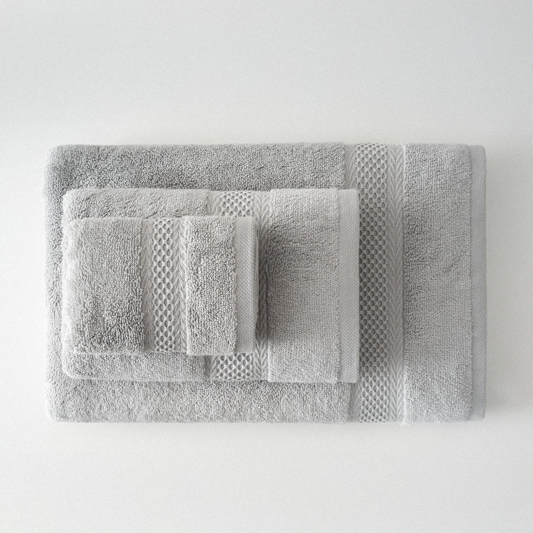 Auraline Organic Cotton Towel Set of 3 Dark Gray