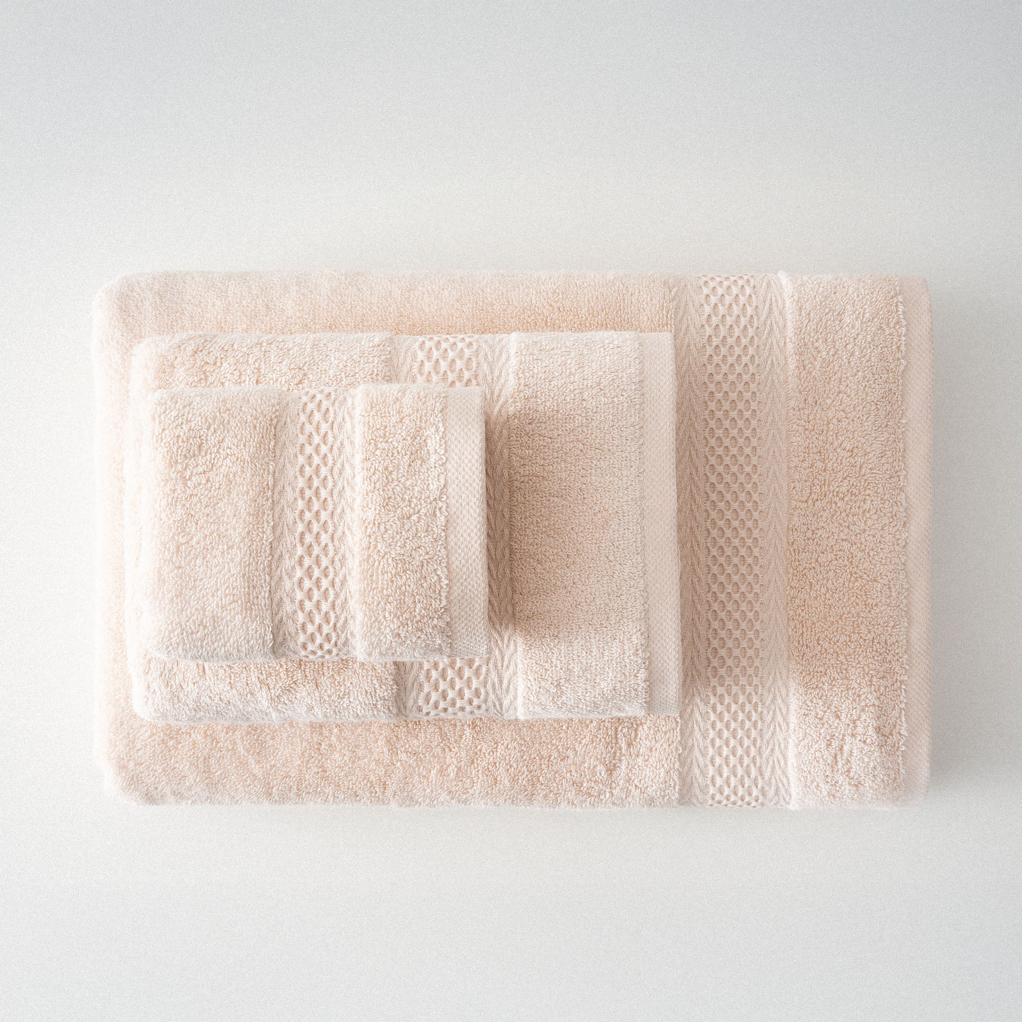Auraline Organic Cotton Towel Set of 3 Light Somon
