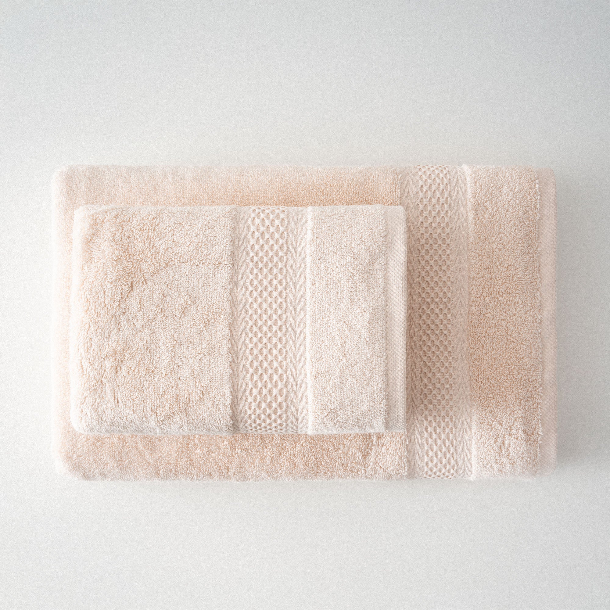 Auraline Organic Cotton Towel Set of 3 Light Somon