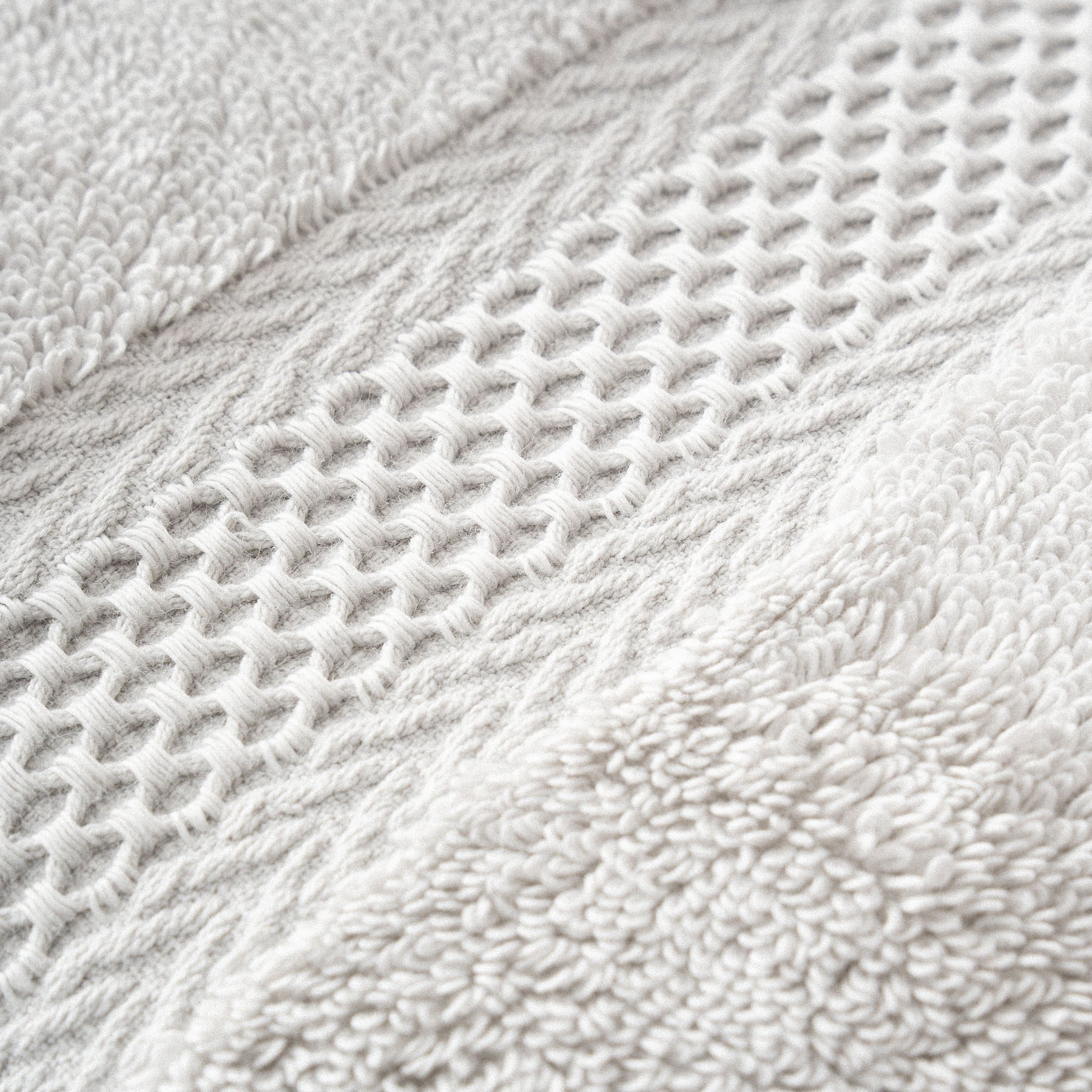 Auraline Organic Turkish Cotton Bath Towel Set of 6 Gray