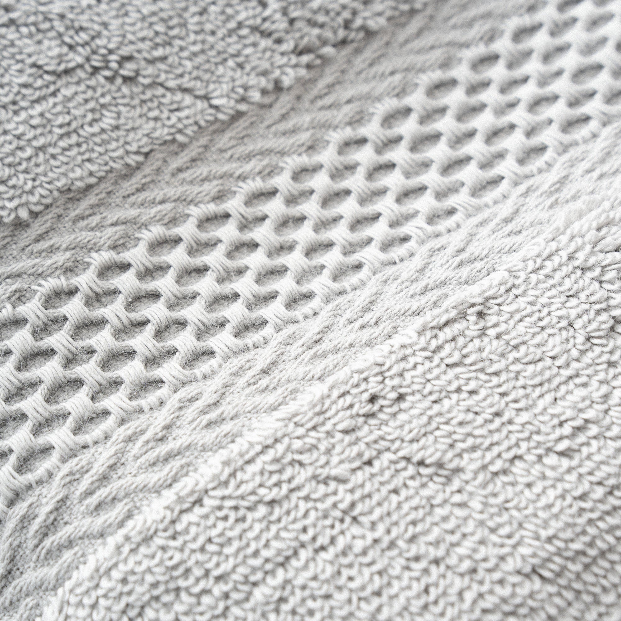 Auraline Organic Turkish Cotton Bath Towel Set of 6 Dark Gray