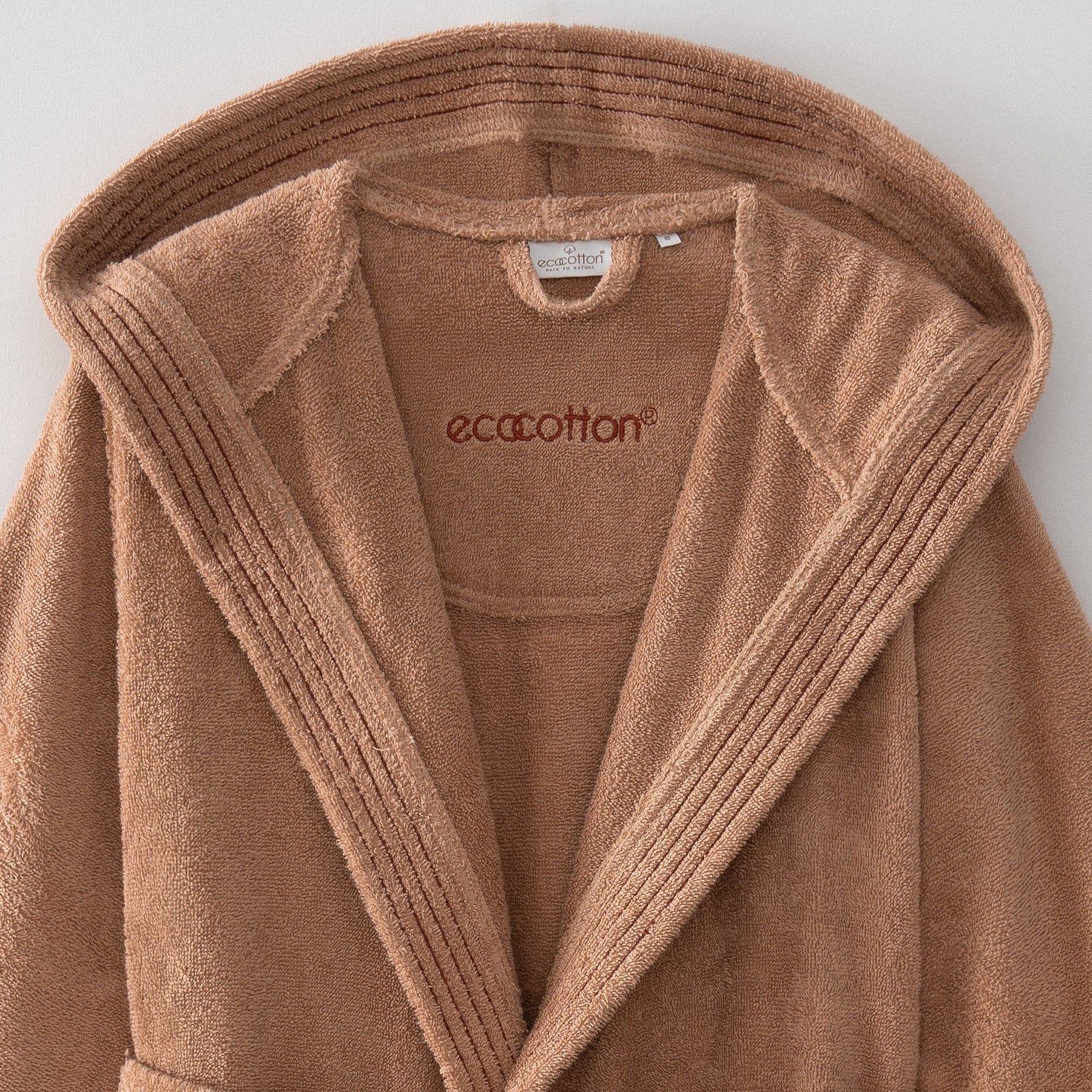 Ecosoft Organic Turkish Cotton Women's Bathrobe Terra