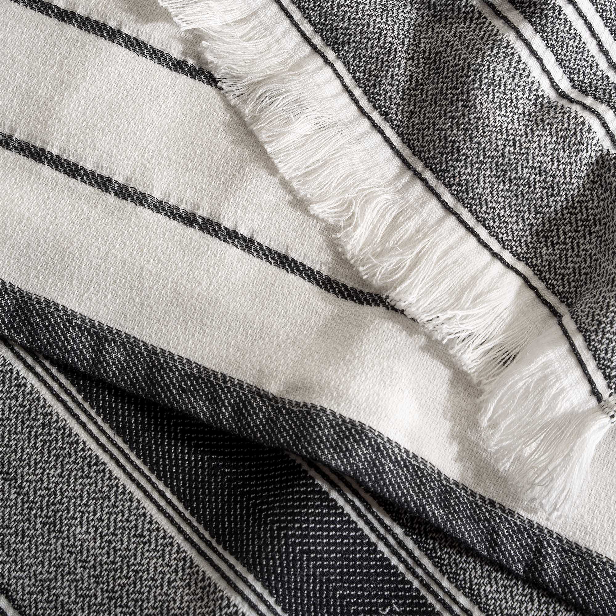 Elis Organic Cotton Kitchen Towel Set of 3 Black