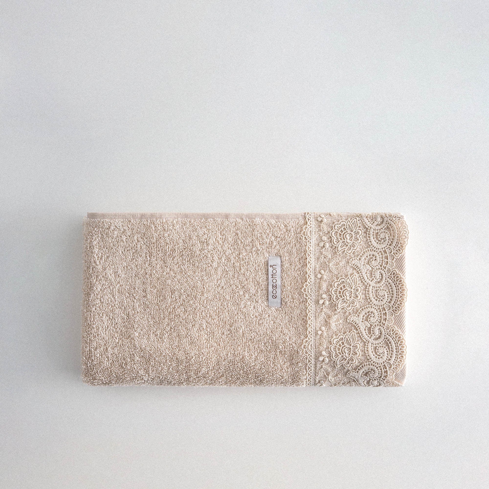 Eponj Organic Cotton Hand Towel Beige