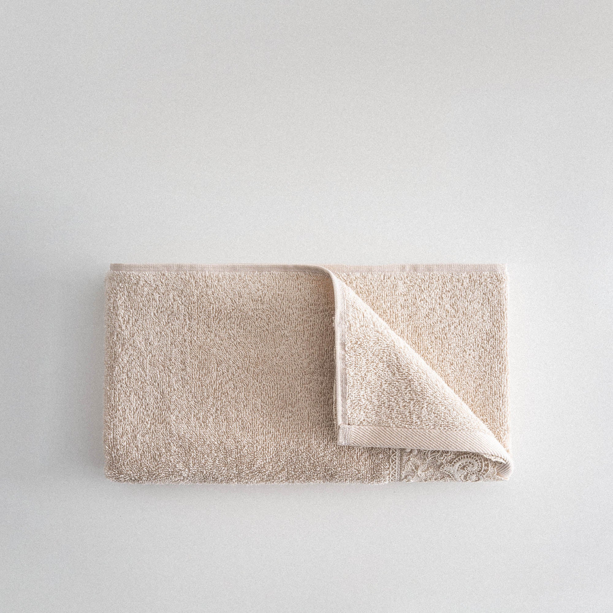 Eponj Organic Cotton Hand Towel Beige