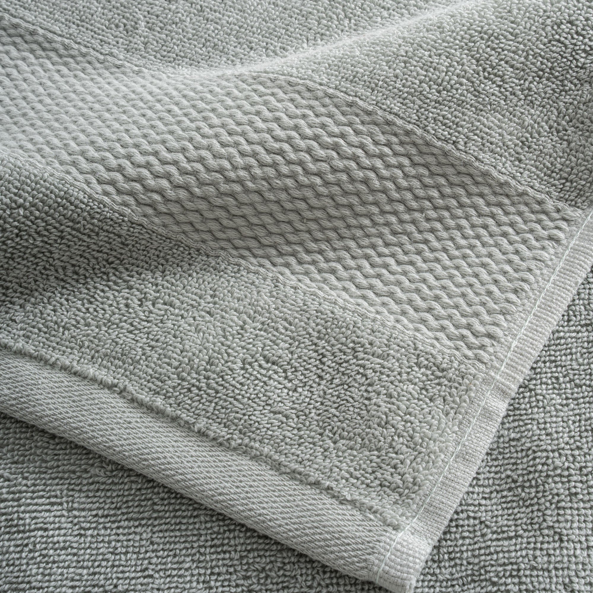 Lara Turkish Cotton Hand Towel Set of 6 Green