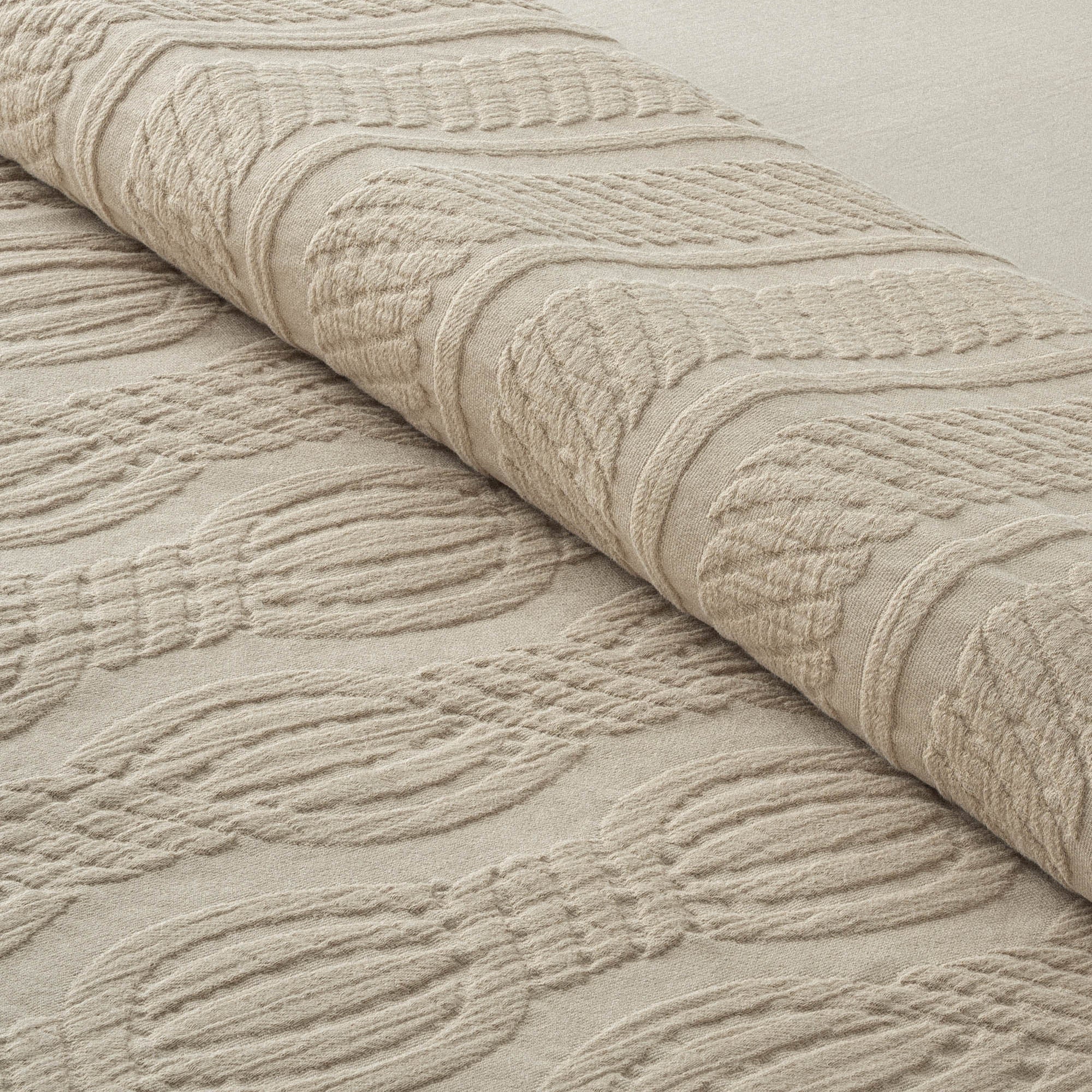 Hifa Turkish Cotton Double Pique Set Beige